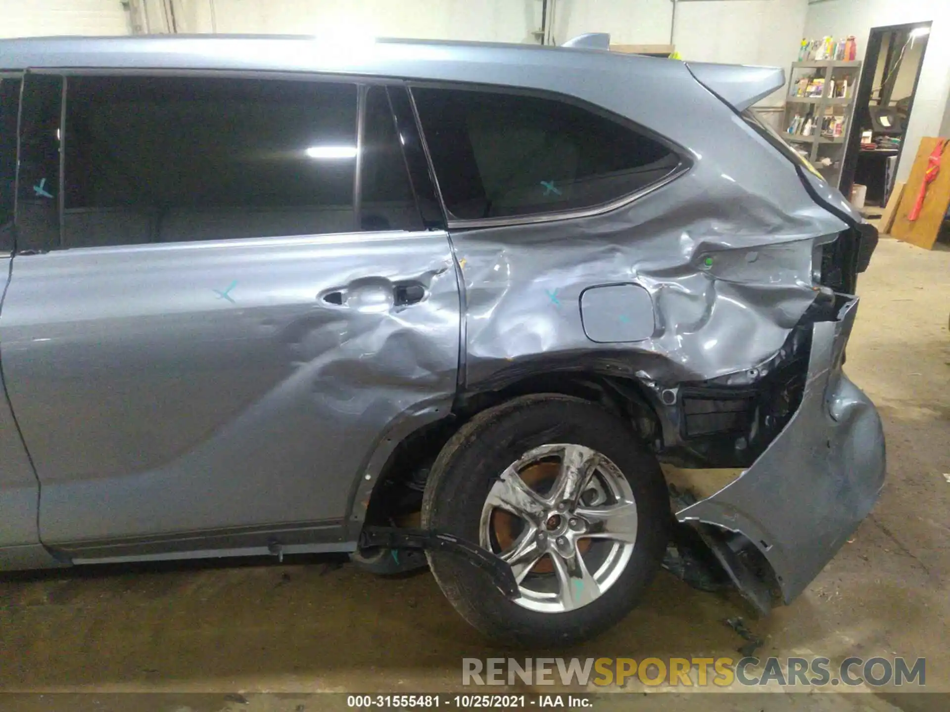 6 Photograph of a damaged car 5TDBZRBHXMS072560 TOYOTA HIGHLANDER 2021