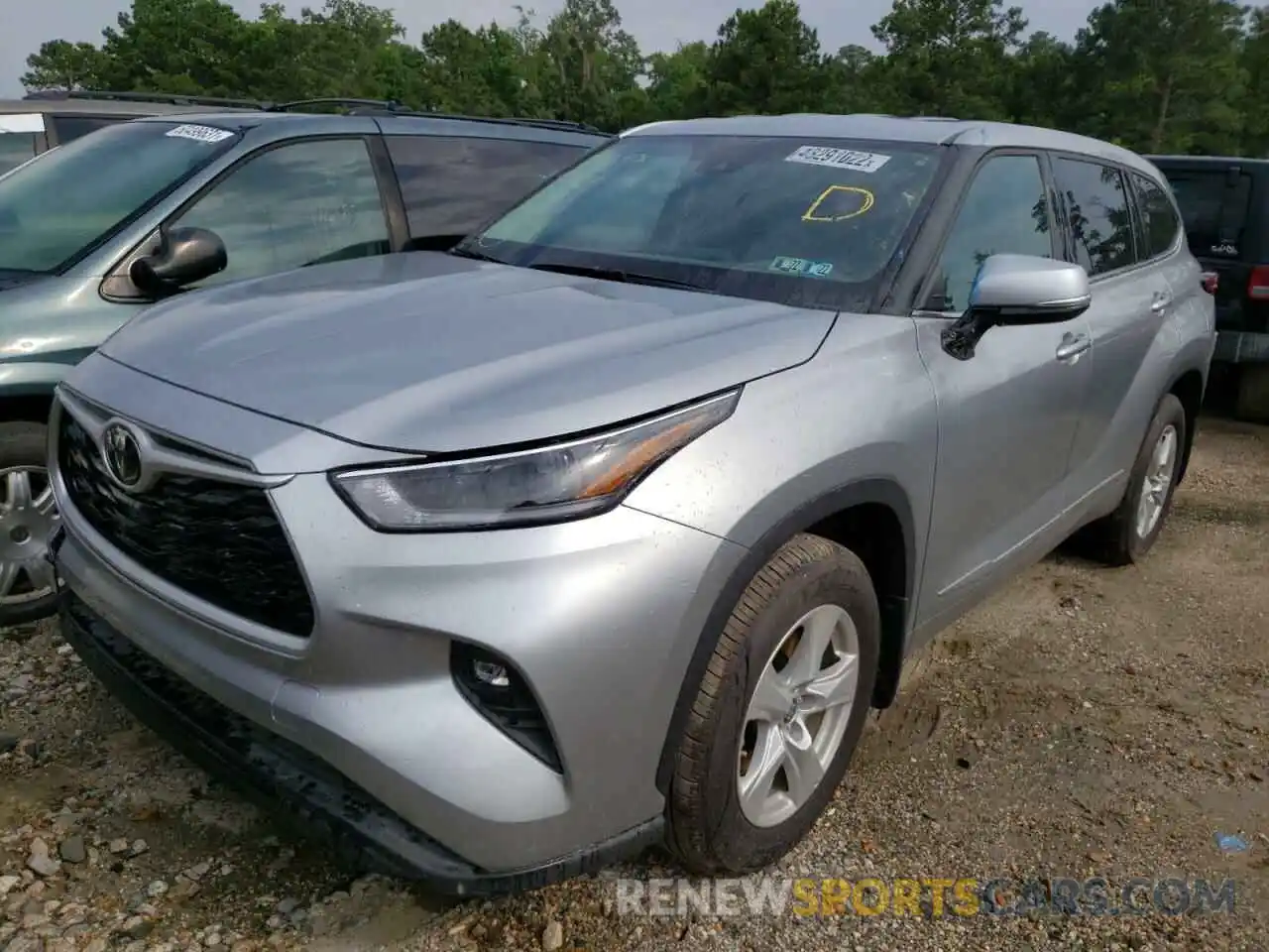 2 Photograph of a damaged car 5TDBZRBHXMS096406 TOYOTA HIGHLANDER 2021