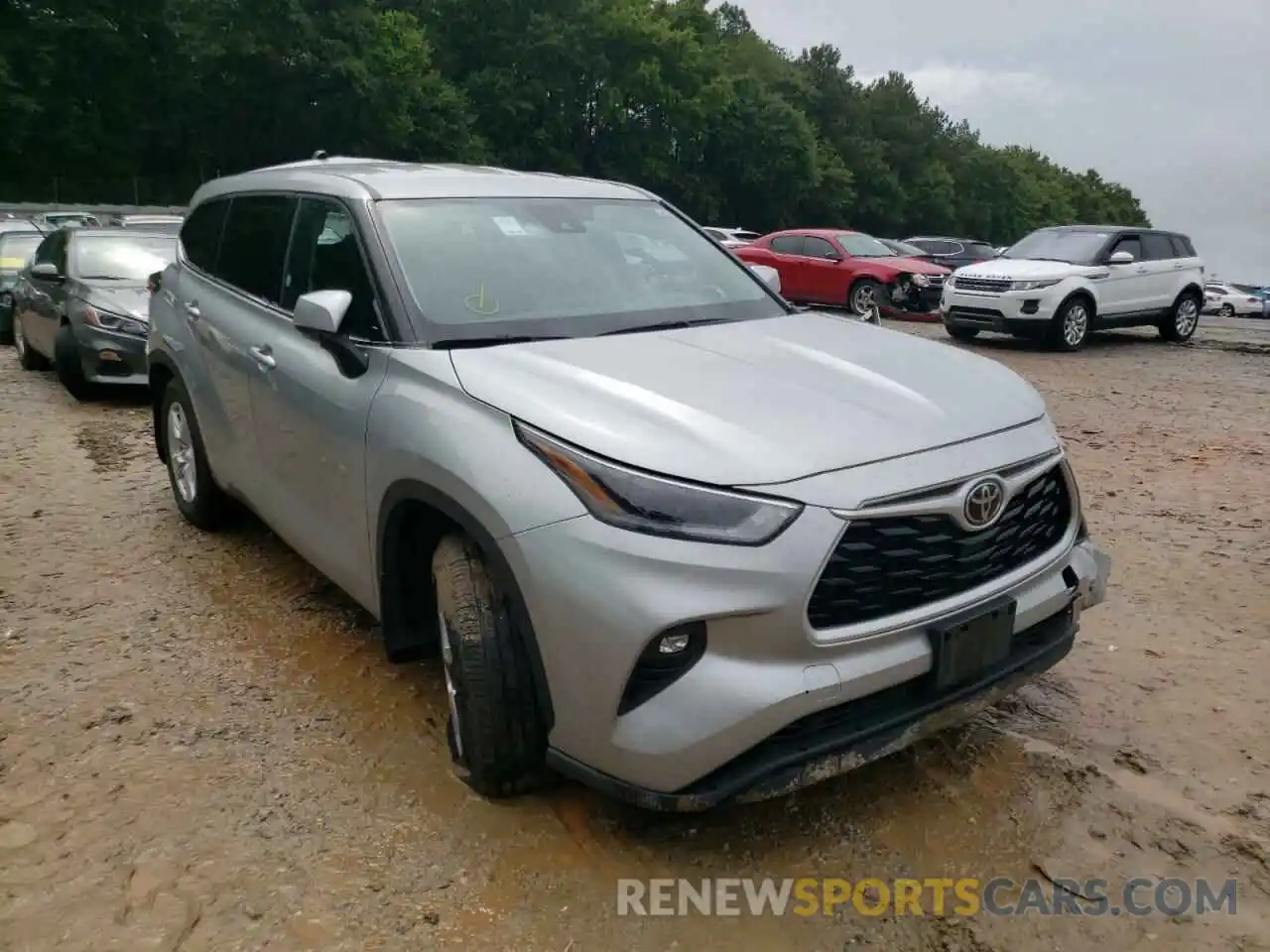 1 Photograph of a damaged car 5TDBZRBHXMS546653 TOYOTA HIGHLANDER 2021