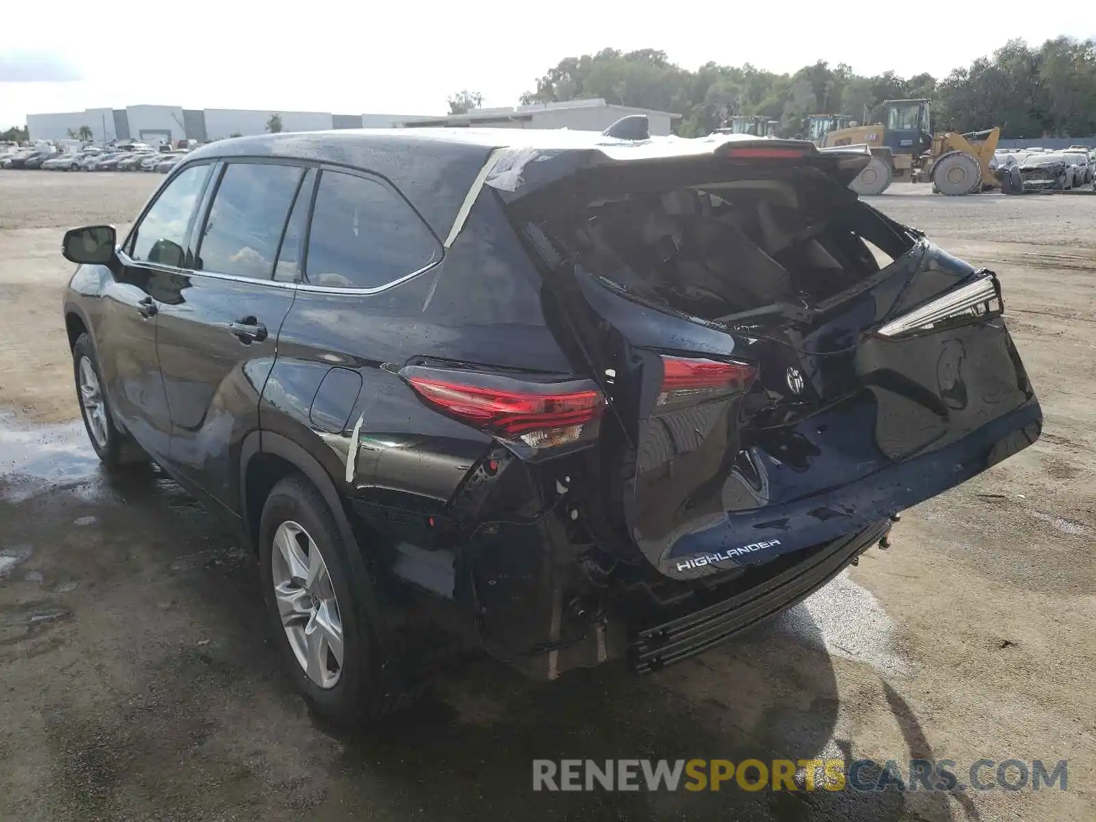 3 Photograph of a damaged car 5TDCZRAH1MS535689 TOYOTA HIGHLANDER 2021