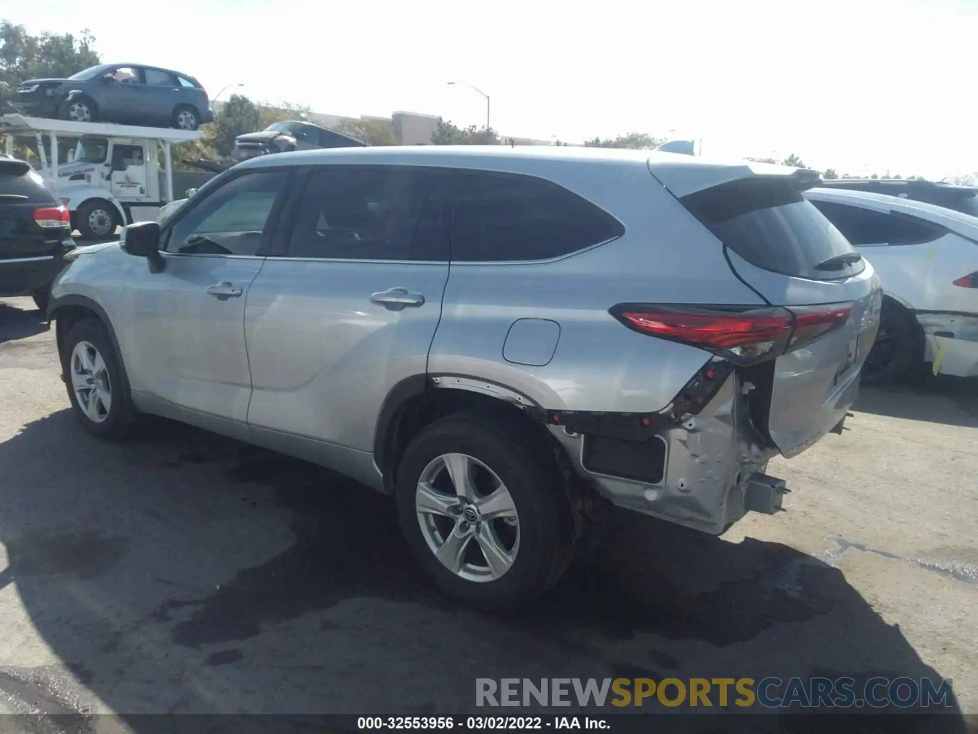 3 Photograph of a damaged car 5TDCZRAH2MS534082 TOYOTA HIGHLANDER 2021