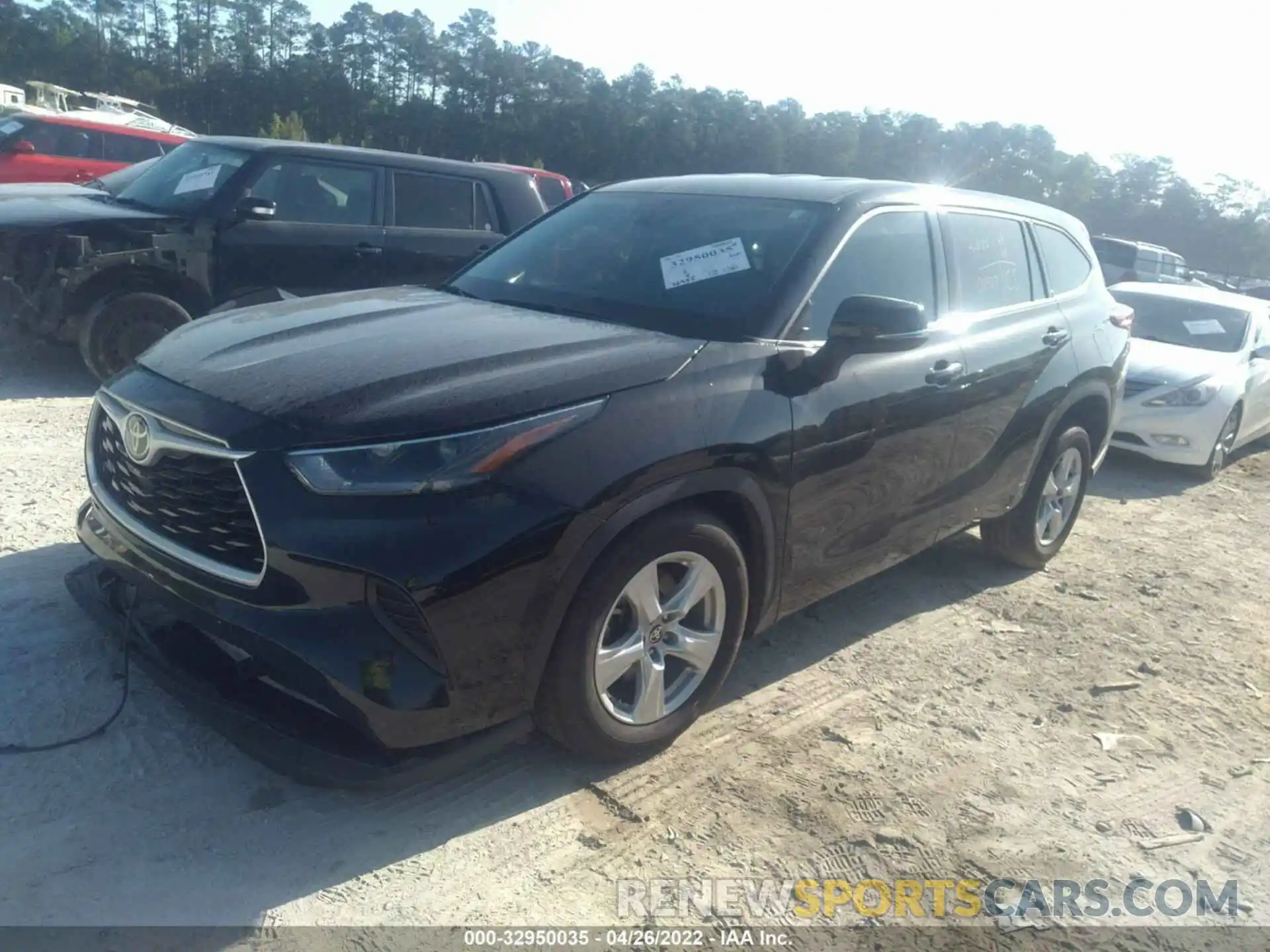 2 Photograph of a damaged car 5TDCZRAH4MS031427 TOYOTA HIGHLANDER 2021