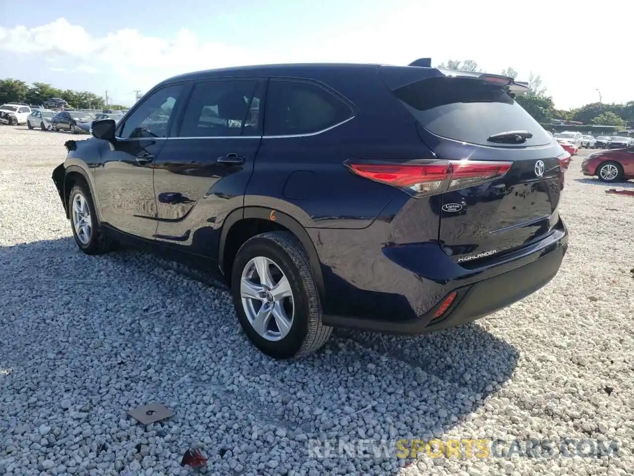 3 Photograph of a damaged car 5TDCZRAH6MS053011 TOYOTA HIGHLANDER 2021