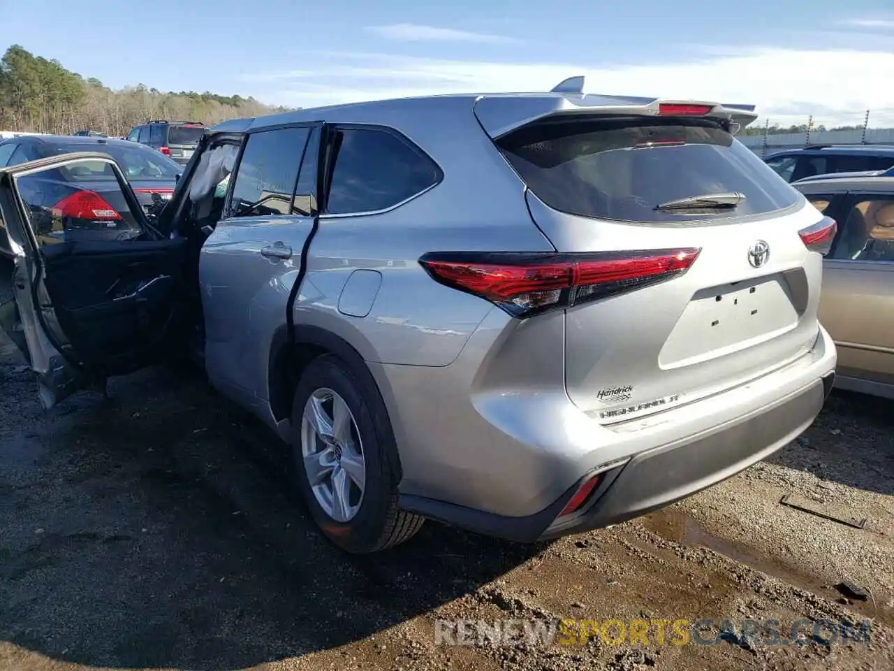 3 Photograph of a damaged car 5TDCZRAH6MS538216 TOYOTA HIGHLANDER 2021