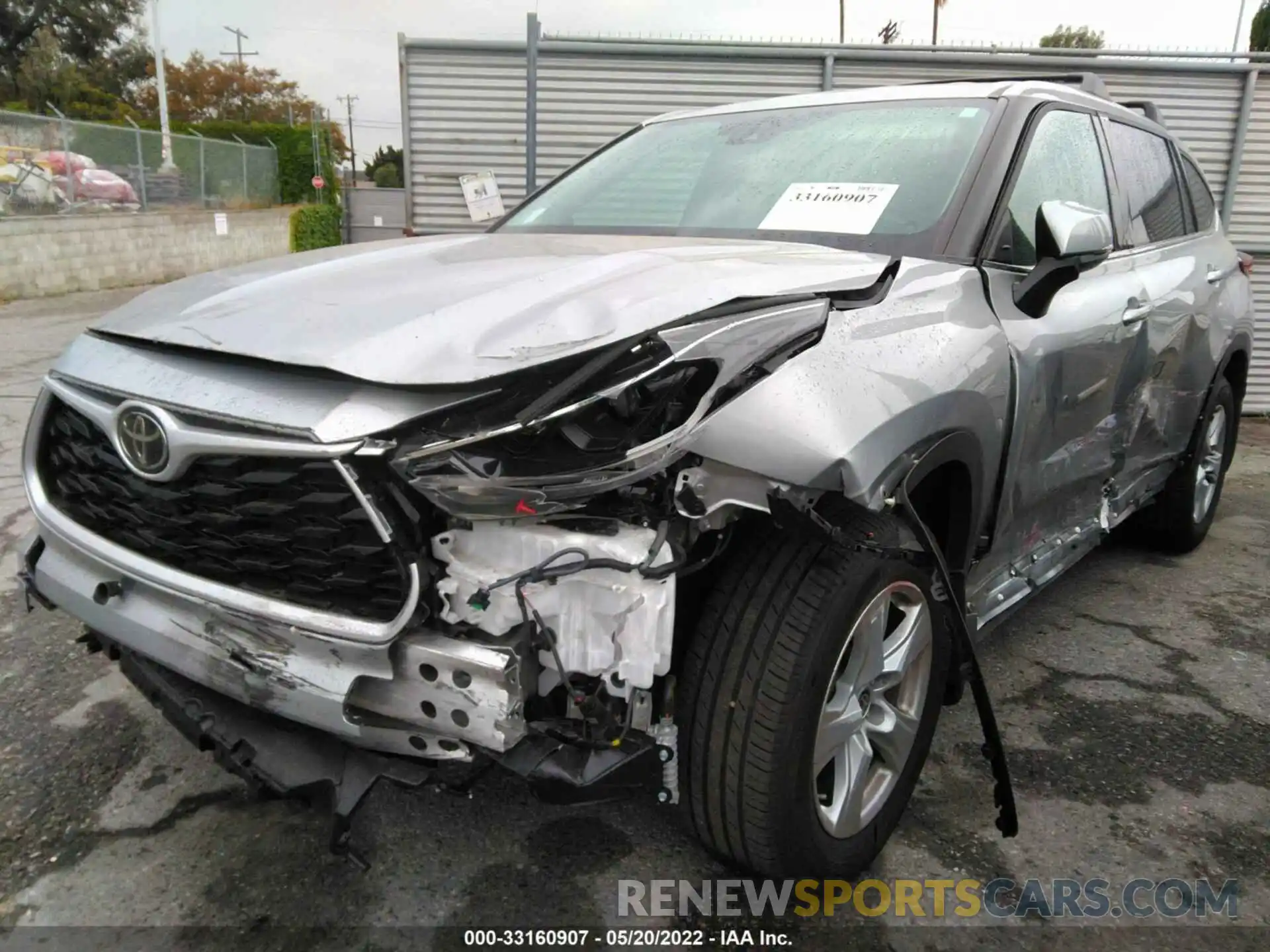 6 Photograph of a damaged car 5TDCZRAH9MS064407 TOYOTA HIGHLANDER 2021