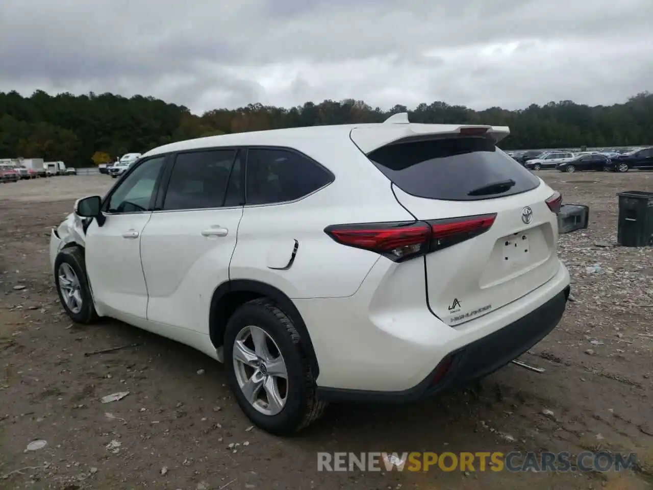 3 Photograph of a damaged car 5TDCZRAH9MS068361 TOYOTA HIGHLANDER 2021