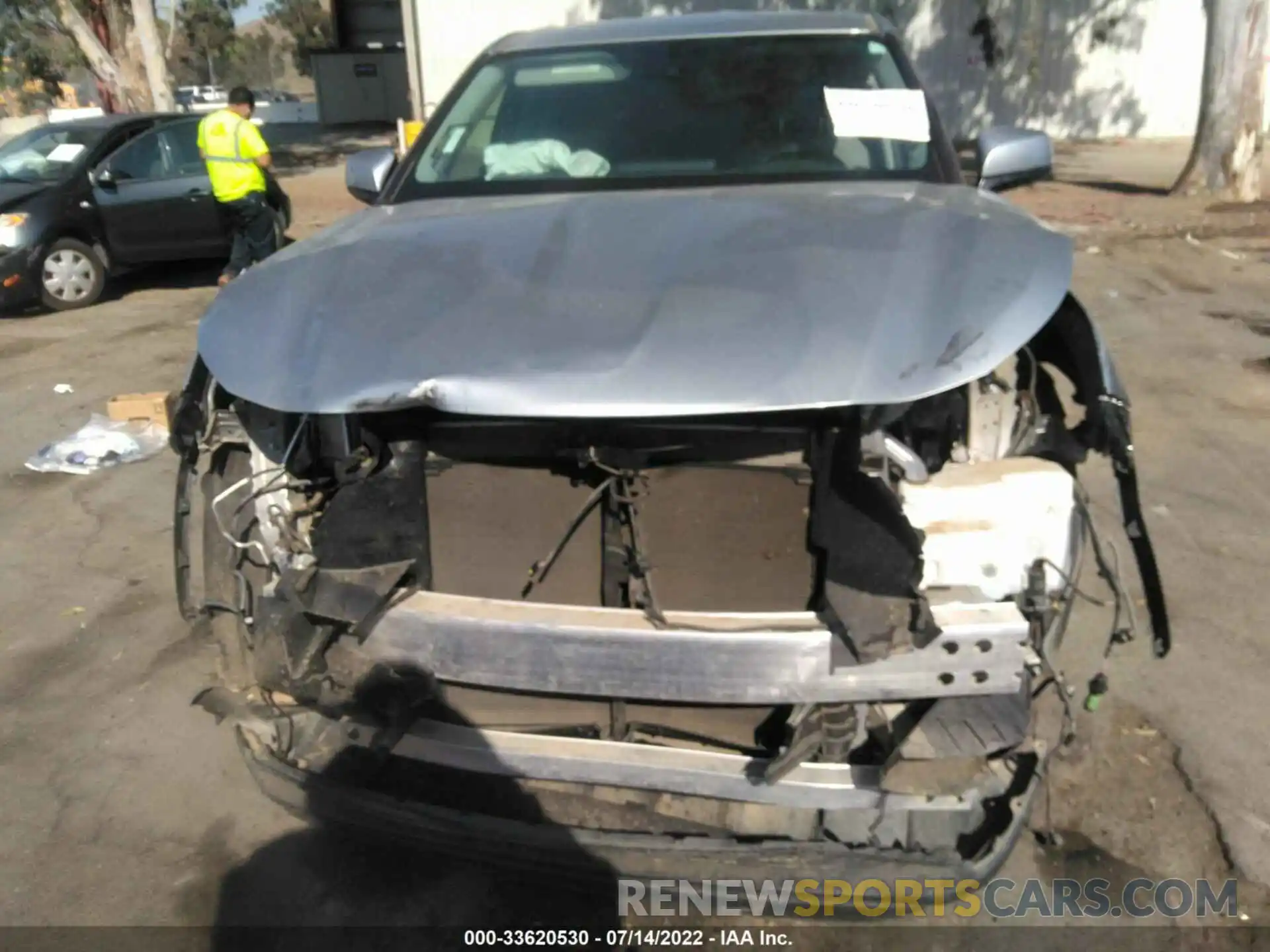 6 Photograph of a damaged car 5TDCZRAHXMS042190 TOYOTA HIGHLANDER 2021