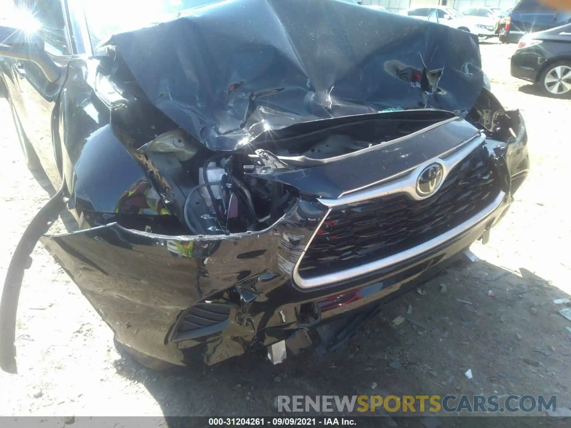 6 Photograph of a damaged car 5TDCZRAHXMS525193 TOYOTA HIGHLANDER 2021