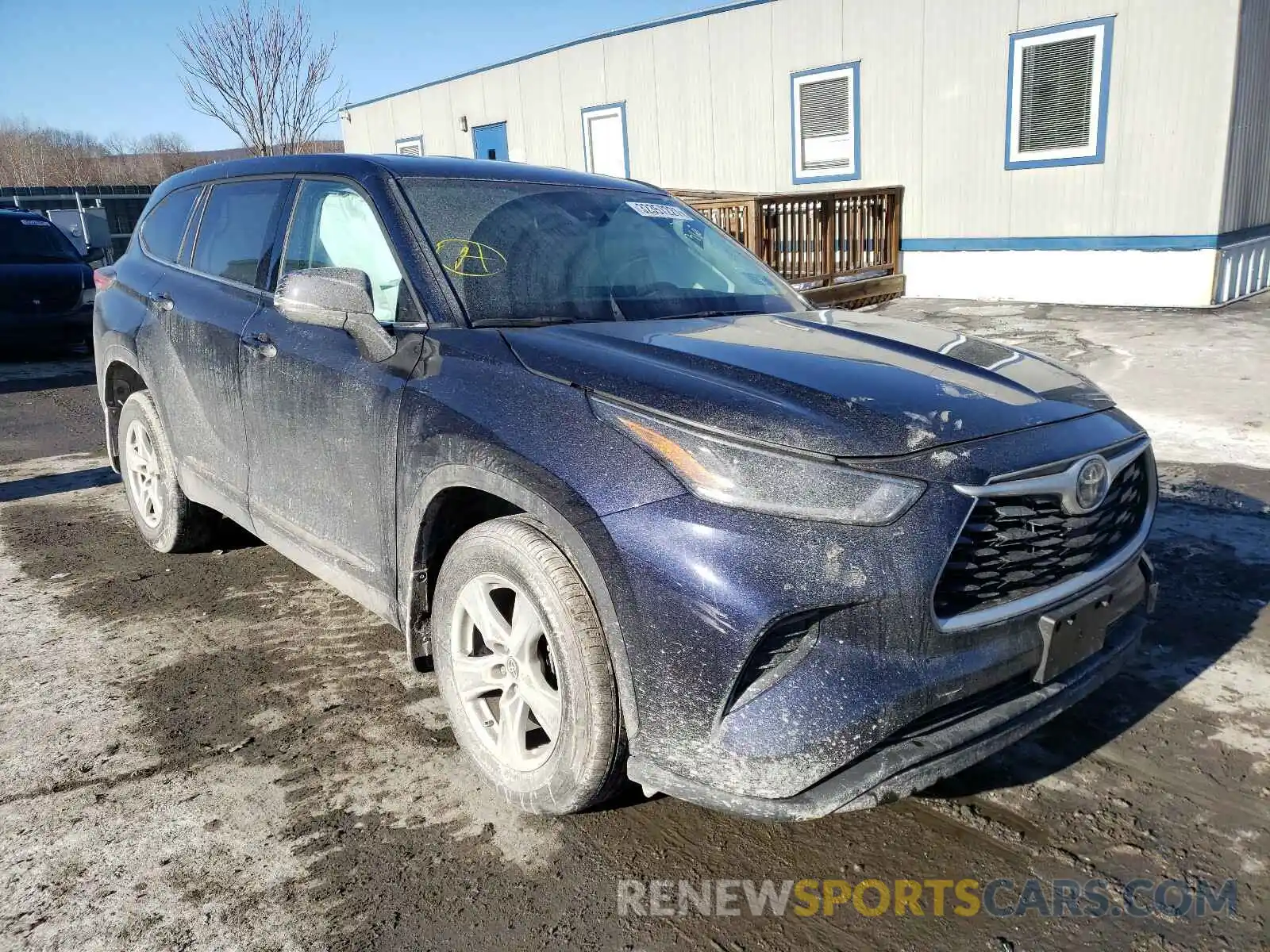 1 Photograph of a damaged car 5TDCZRBH1MS067705 TOYOTA HIGHLANDER 2021