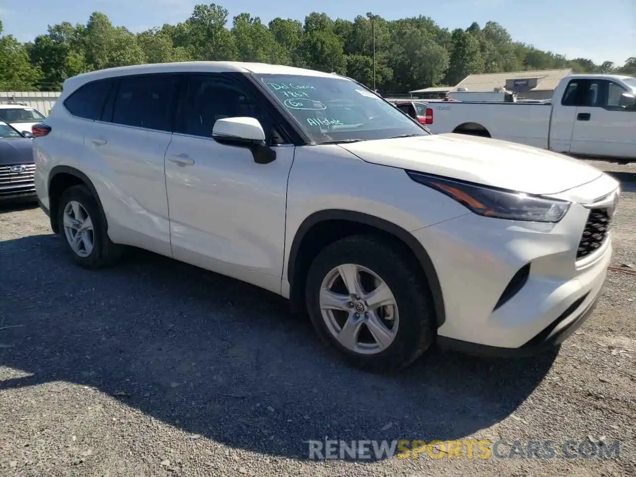 1 Photograph of a damaged car 5TDCZRBH3MS533456 TOYOTA HIGHLANDER 2021