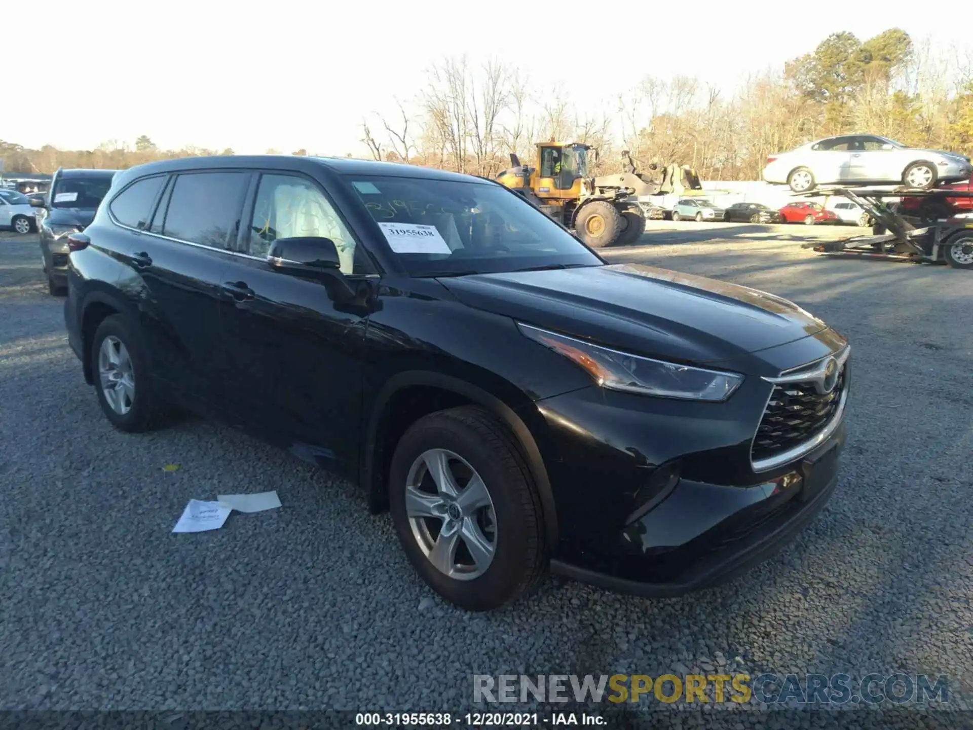 1 Photograph of a damaged car 5TDCZRBH4MS140257 TOYOTA HIGHLANDER 2021