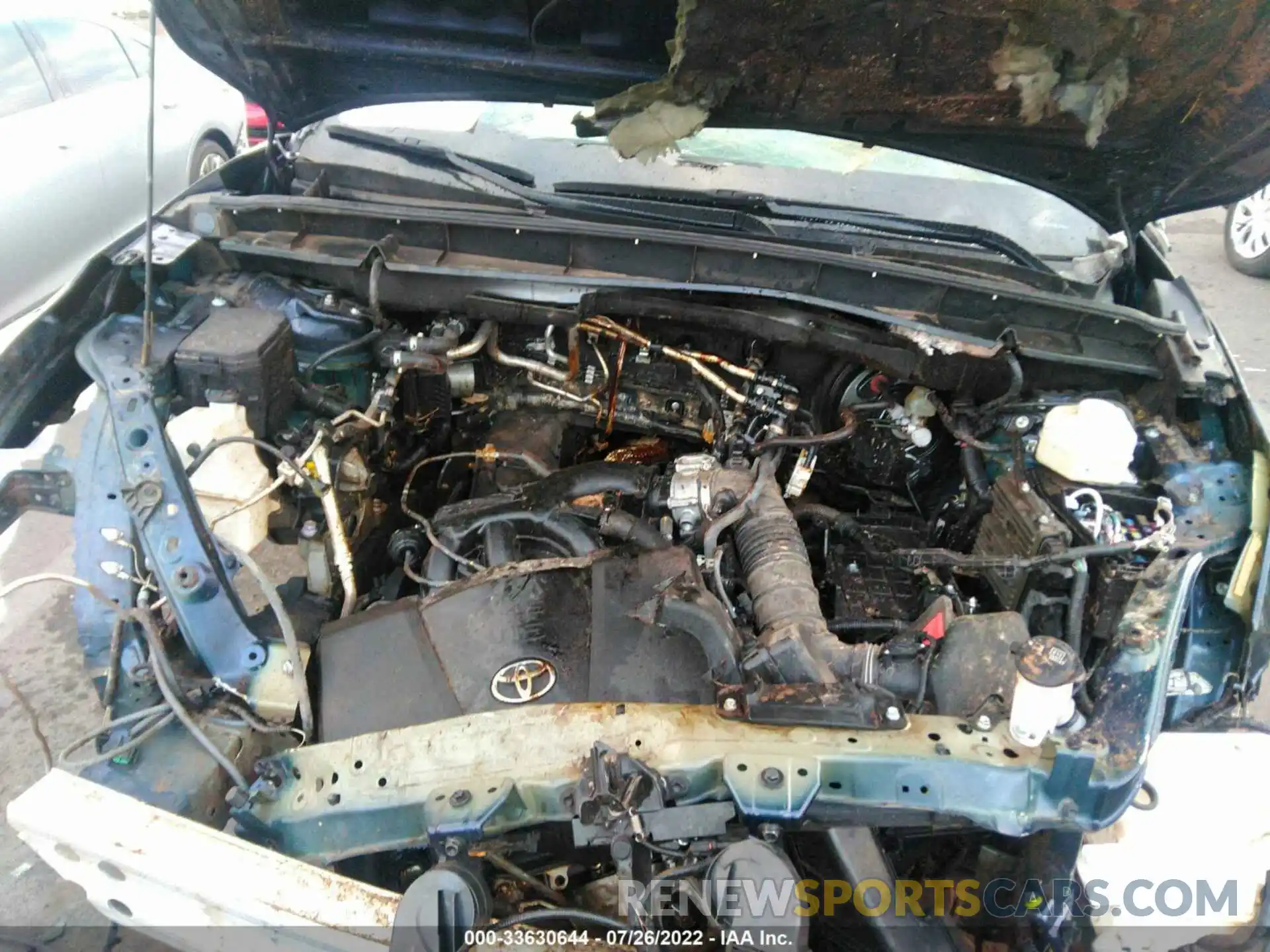 10 Фотография поврежденного автомобиля 5TDCZRBH4MS542165 TOYOTA HIGHLANDER 2021