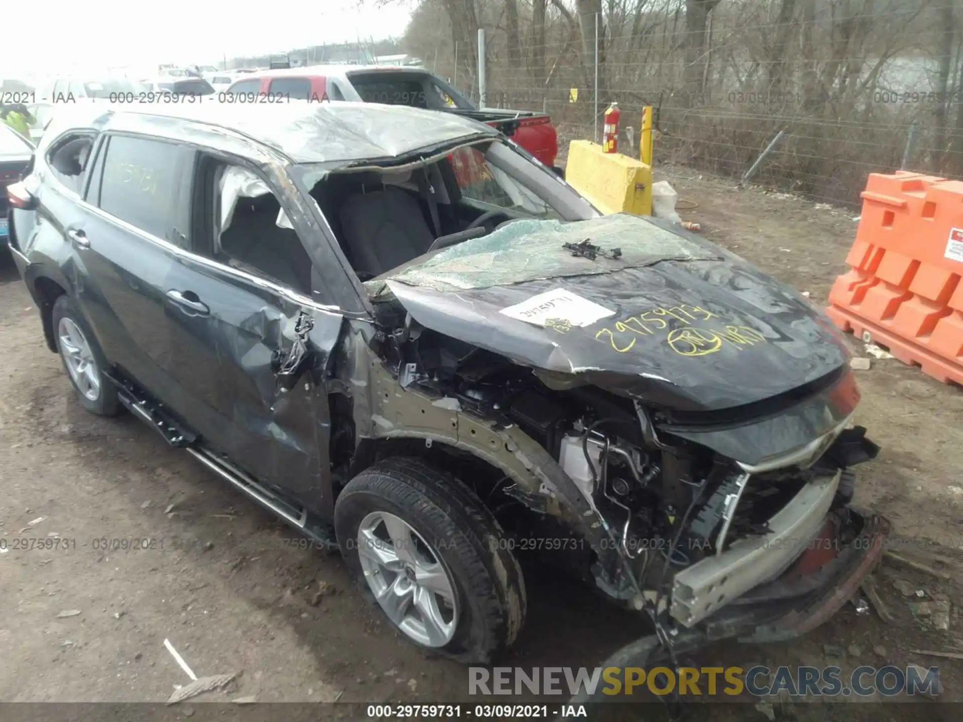 6 Photograph of a damaged car 5TDCZRBH6MS064220 TOYOTA HIGHLANDER 2021