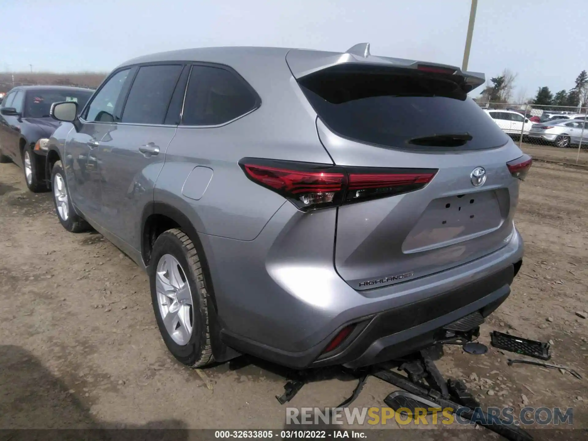 3 Photograph of a damaged car 5TDCZRBH6MS097122 TOYOTA HIGHLANDER 2021