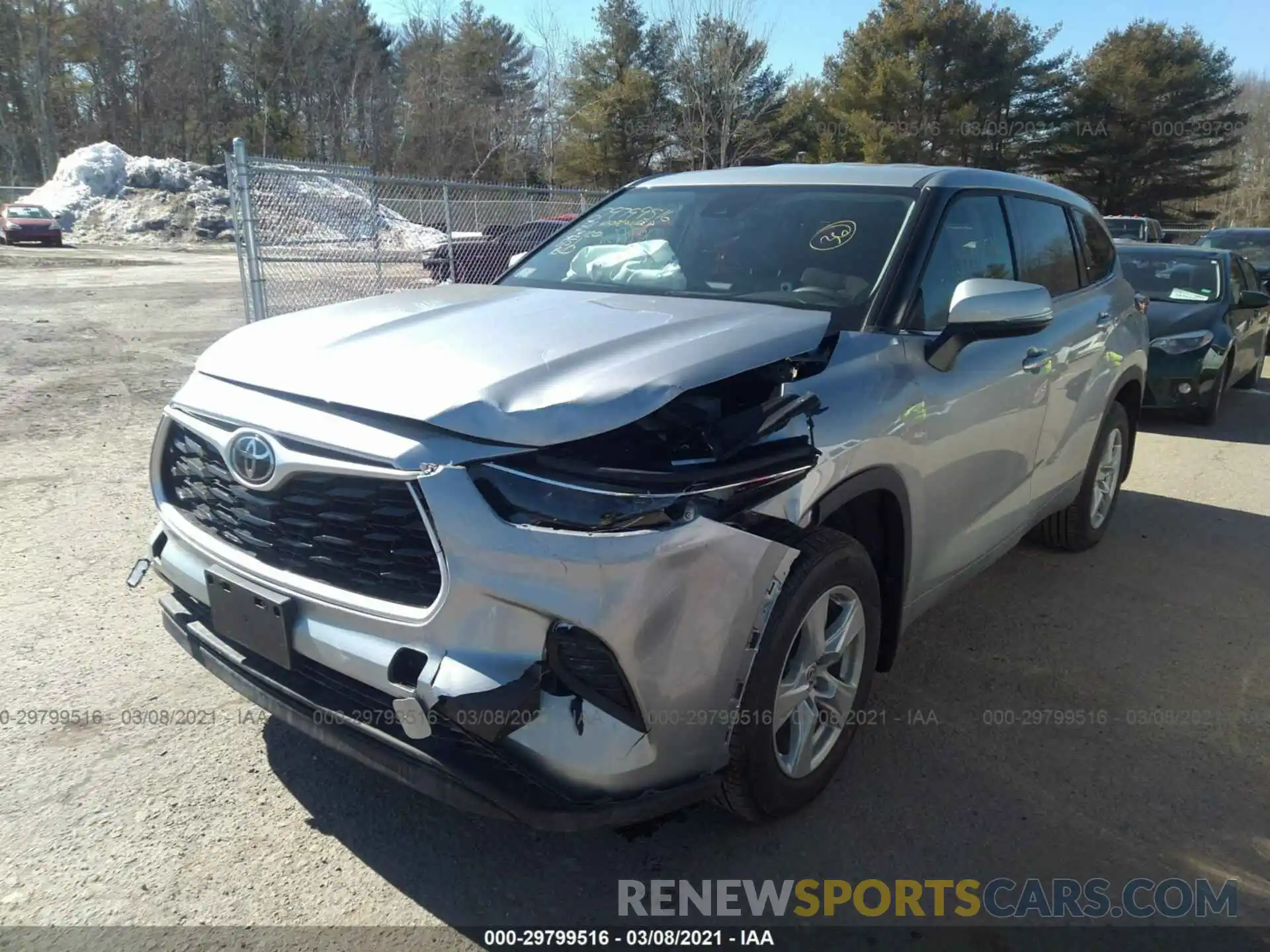 6 Photograph of a damaged car 5TDCZRBH6MS530454 TOYOTA HIGHLANDER 2021