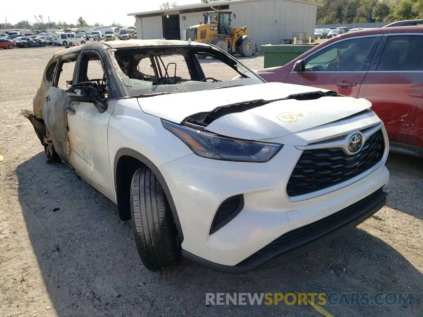 1 Photograph of a damaged car 5TDCZRBH7MS056594 TOYOTA HIGHLANDER 2021