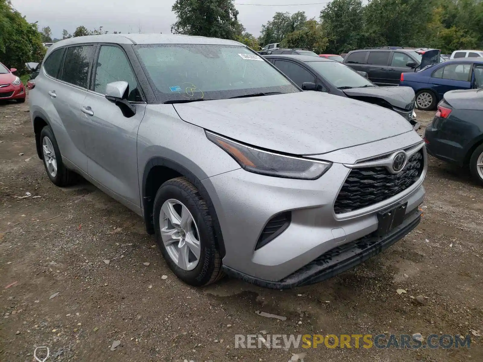 1 Photograph of a damaged car 5TDCZRBH7MS081818 TOYOTA HIGHLANDER 2021