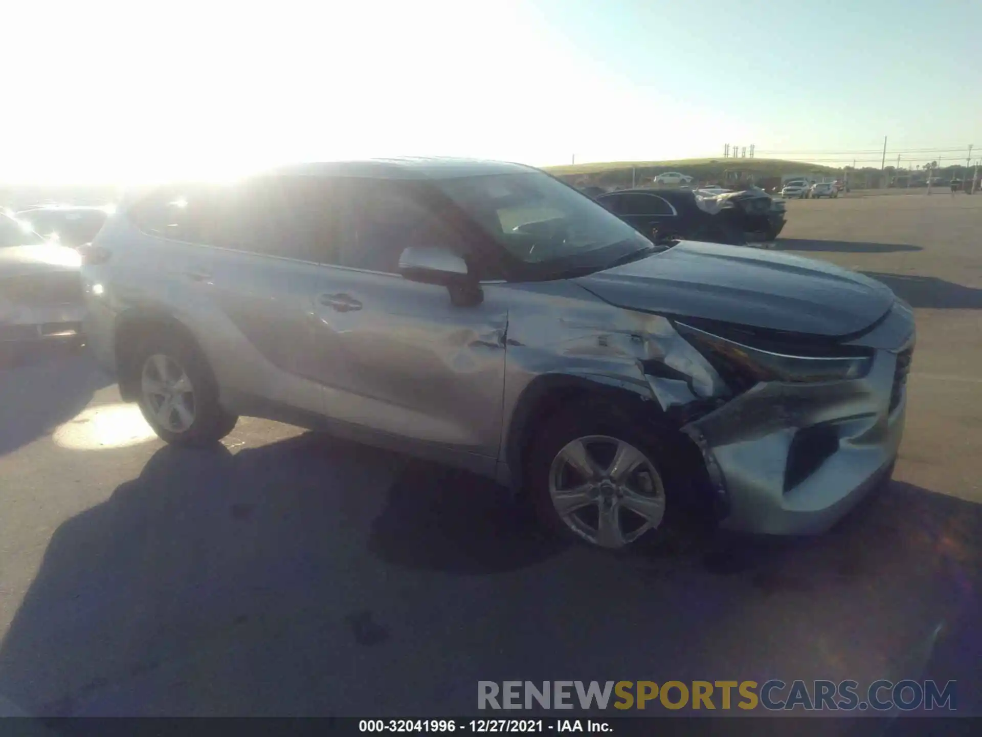 1 Photograph of a damaged car 5TDCZRBH7MS153925 TOYOTA HIGHLANDER 2021