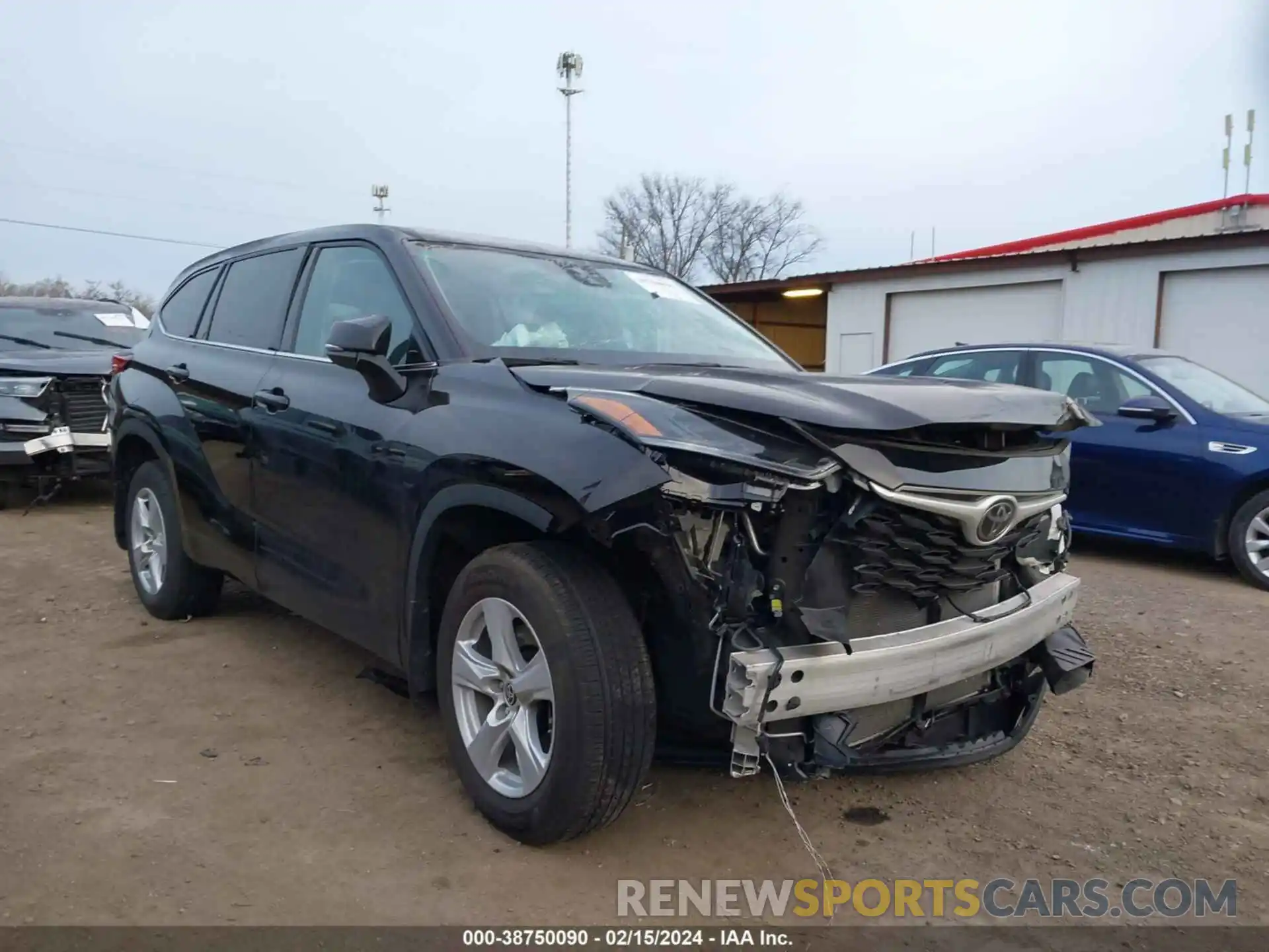 1 Photograph of a damaged car 5TDCZRBH8MS154520 TOYOTA HIGHLANDER 2021