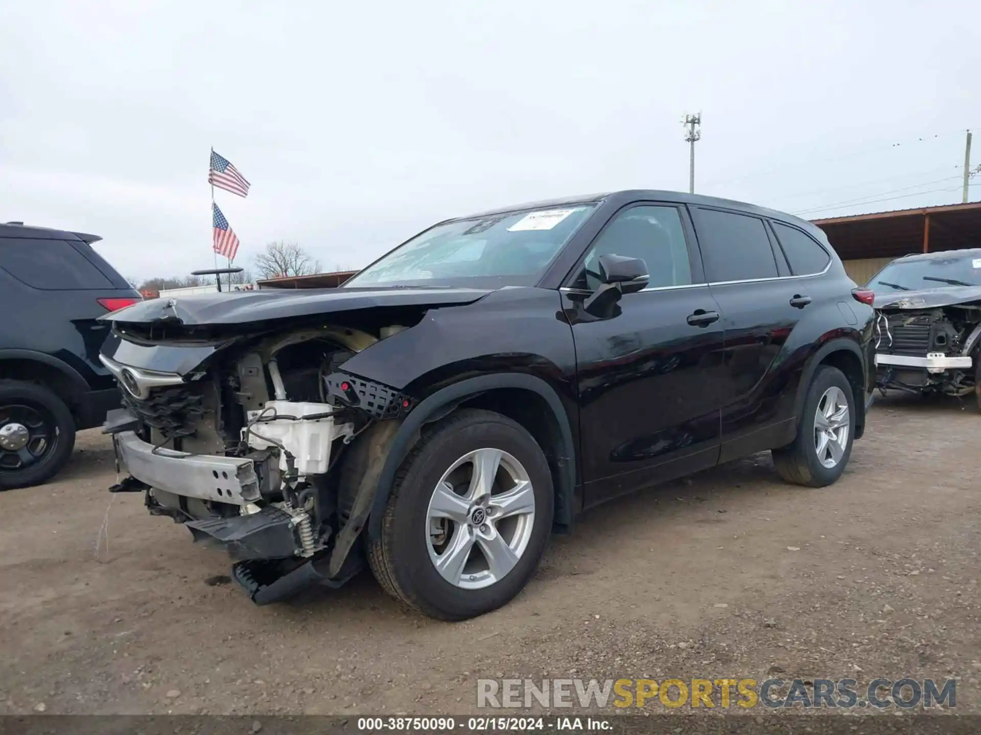 2 Photograph of a damaged car 5TDCZRBH8MS154520 TOYOTA HIGHLANDER 2021