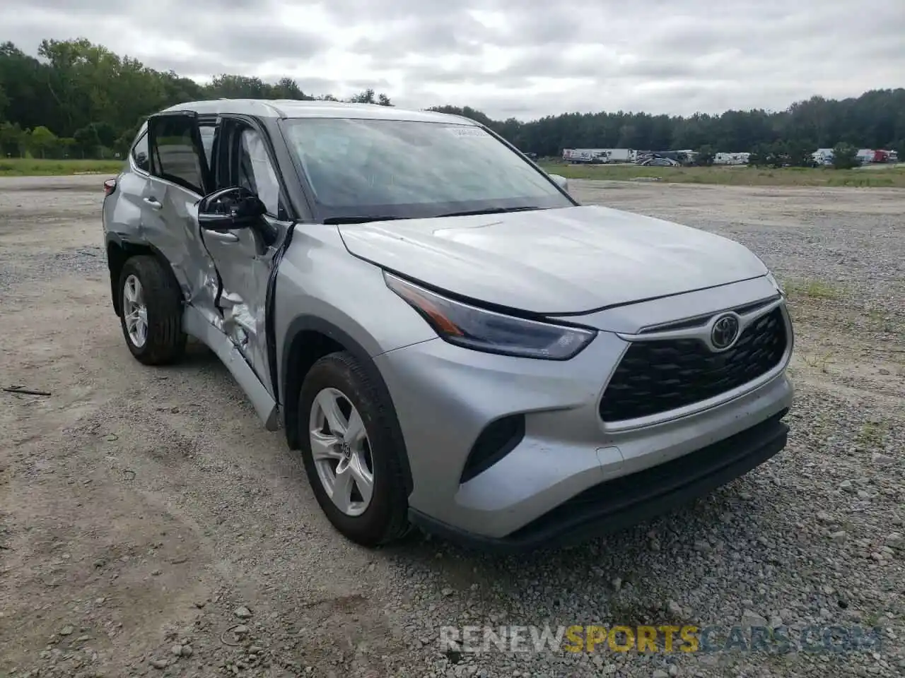 1 Photograph of a damaged car 5TDCZRBH9MS159774 TOYOTA HIGHLANDER 2021