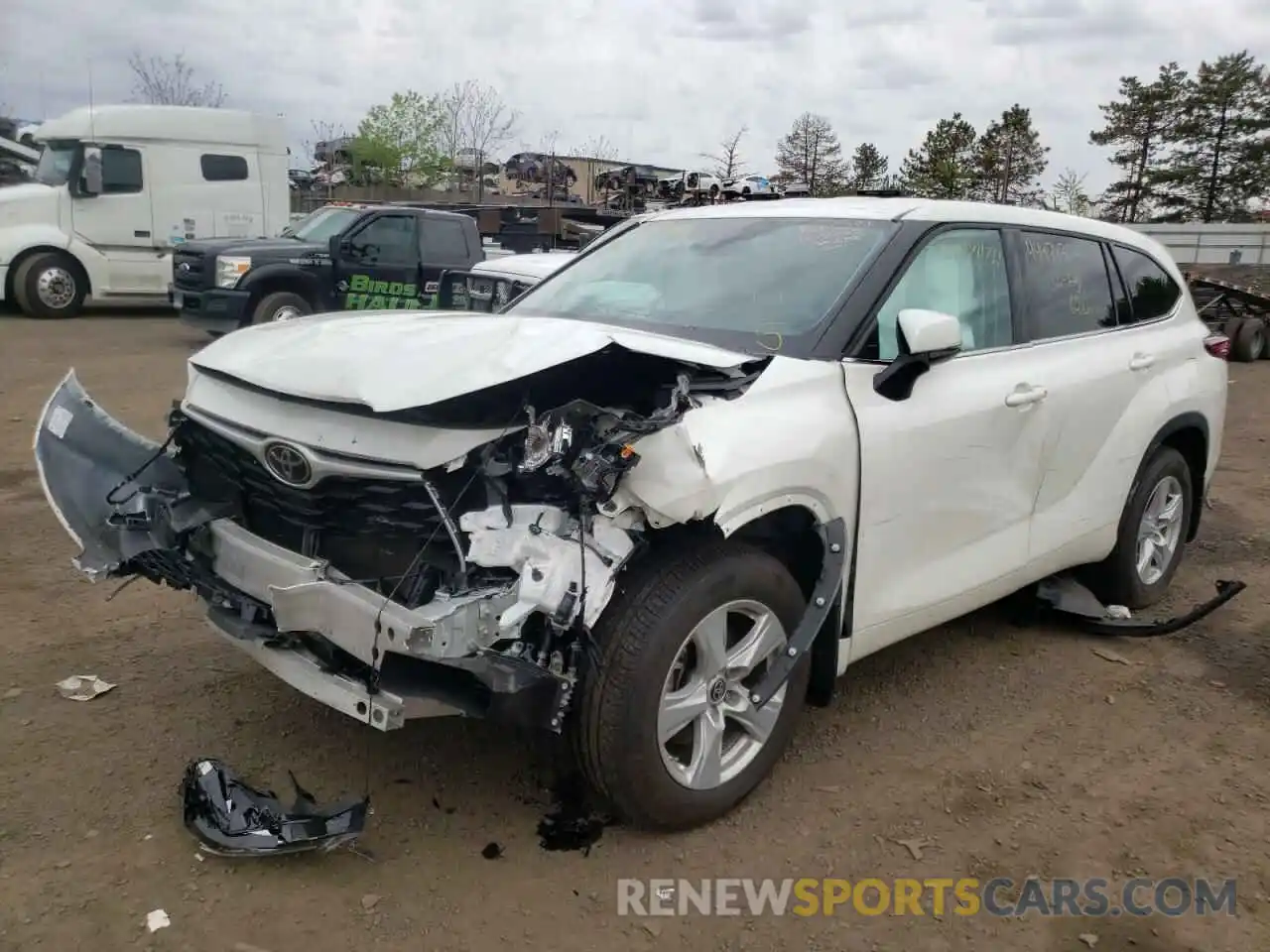 2 Photograph of a damaged car 5TDCZRBH9MS529587 TOYOTA HIGHLANDER 2021