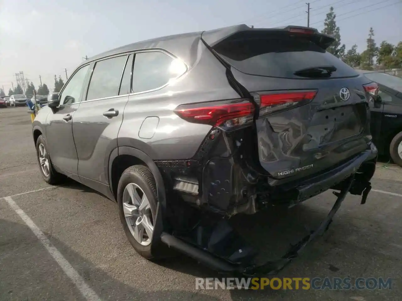 3 Photograph of a damaged car 5TDCZRBHXMS085913 TOYOTA HIGHLANDER 2021