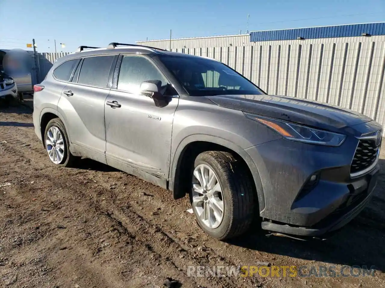 4 Photograph of a damaged car 5TDDBRCH5MS530484 TOYOTA HIGHLANDER 2021