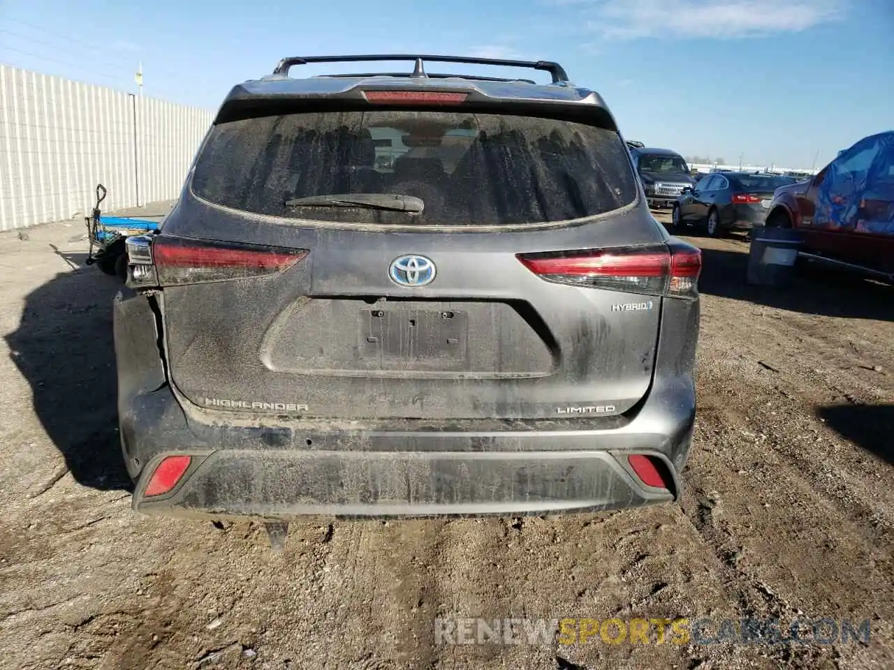 6 Photograph of a damaged car 5TDDBRCH5MS530484 TOYOTA HIGHLANDER 2021