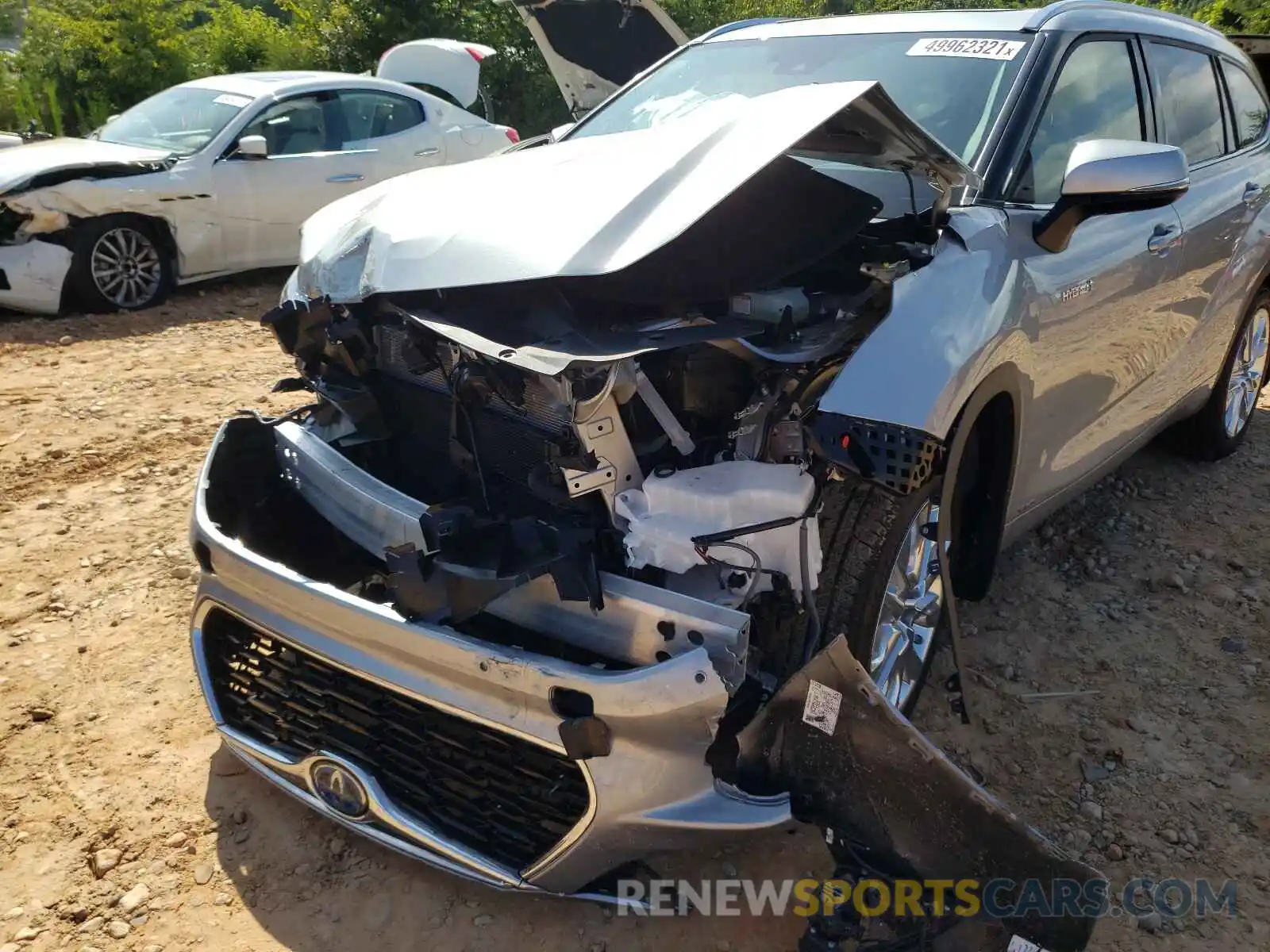 9 Photograph of a damaged car 5TDDBRCH6MS021648 TOYOTA HIGHLANDER 2021