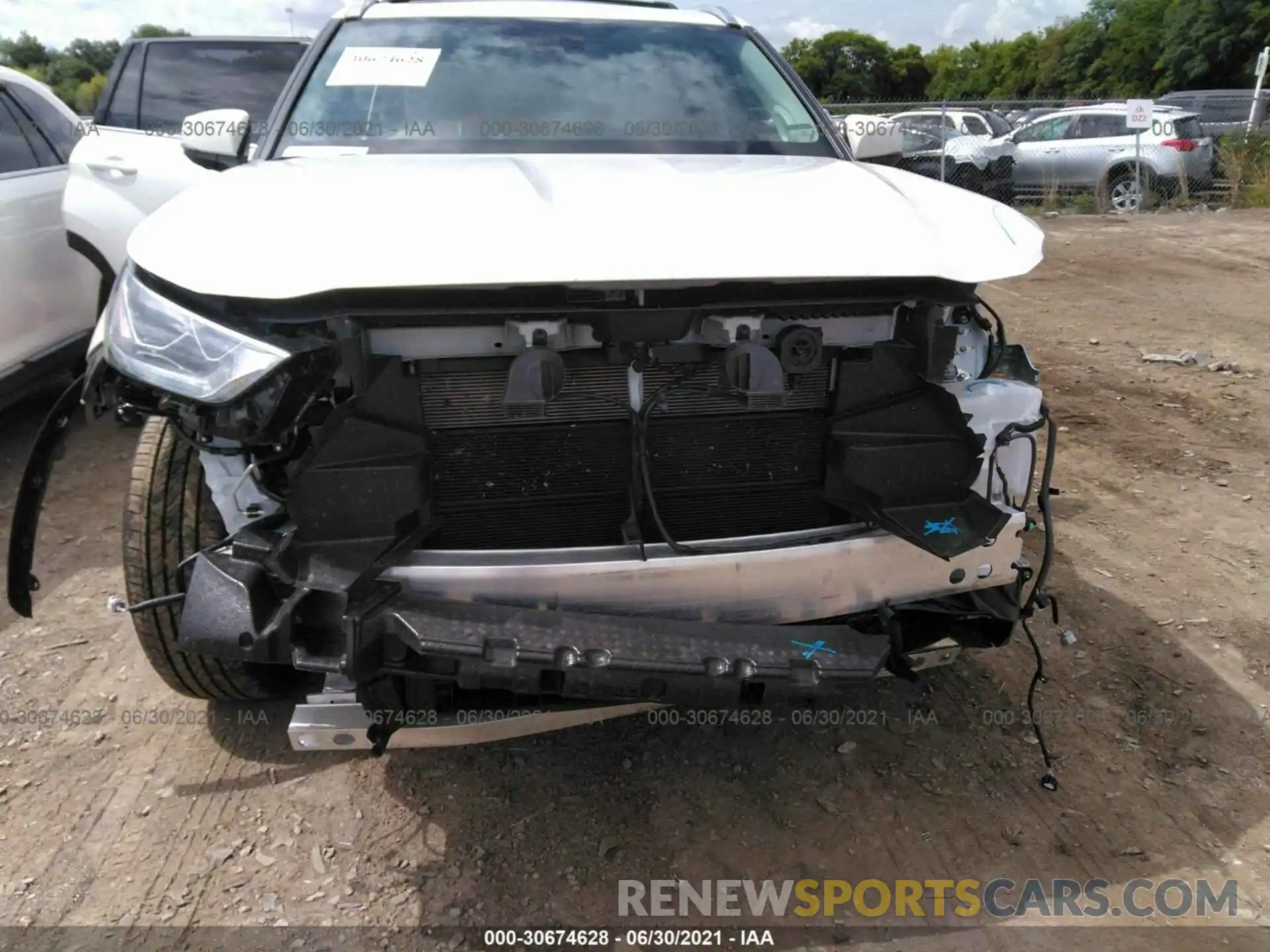 6 Photograph of a damaged car 5TDDBRCH6MS025618 TOYOTA HIGHLANDER 2021