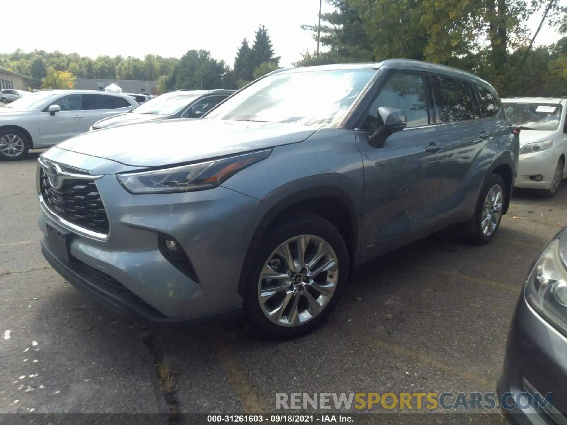 2 Photograph of a damaged car 5TDDBRCH6MS028213 TOYOTA HIGHLANDER 2021