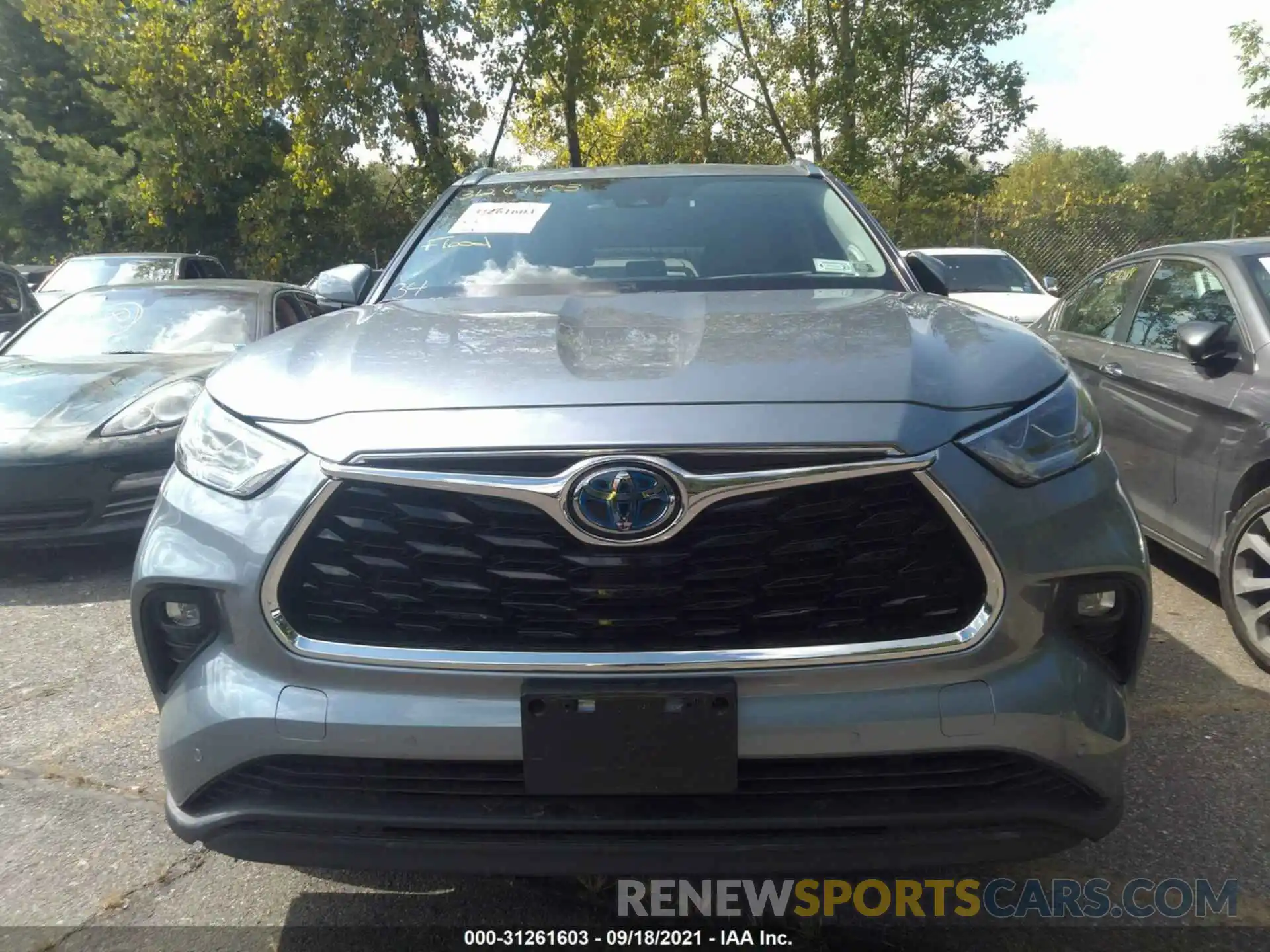 6 Photograph of a damaged car 5TDDBRCH6MS028213 TOYOTA HIGHLANDER 2021