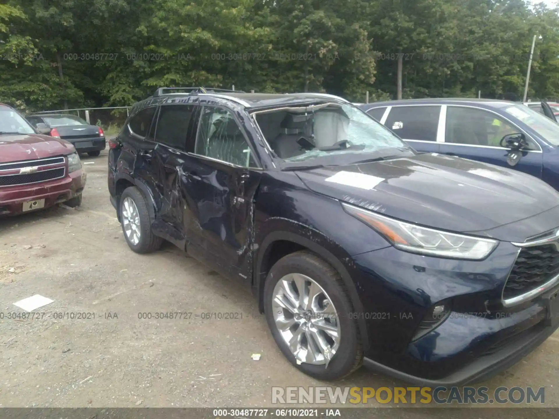 6 Photograph of a damaged car 5TDDBRCH7MS017897 TOYOTA HIGHLANDER 2021