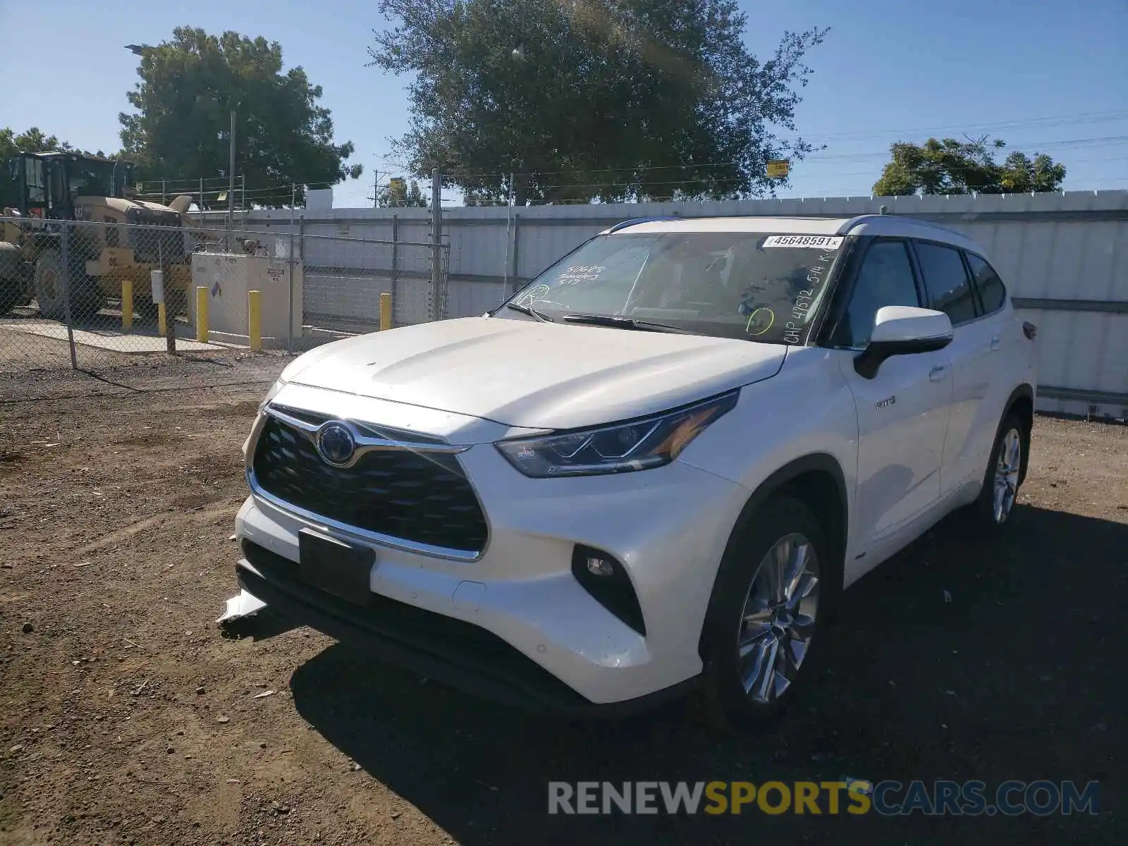 2 Photograph of a damaged car 5TDDBRCH7MS022422 TOYOTA HIGHLANDER 2021