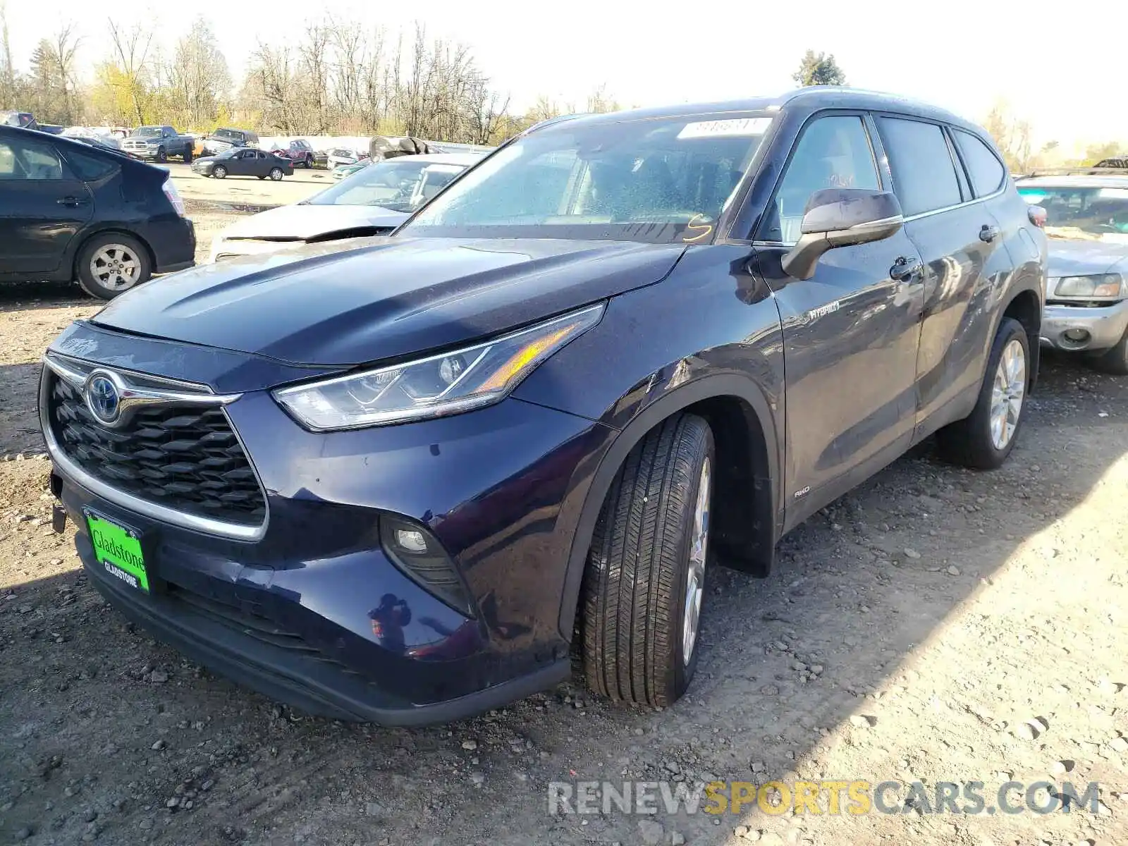 2 Photograph of a damaged car 5TDDBRCH7MS026342 TOYOTA HIGHLANDER 2021