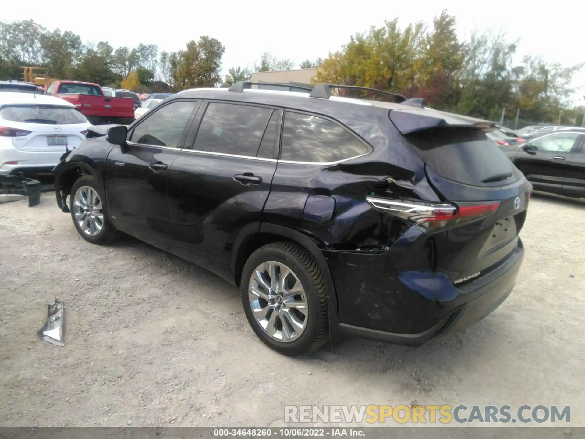 3 Photograph of a damaged car 5TDDBRCH7MS532270 TOYOTA HIGHLANDER 2021