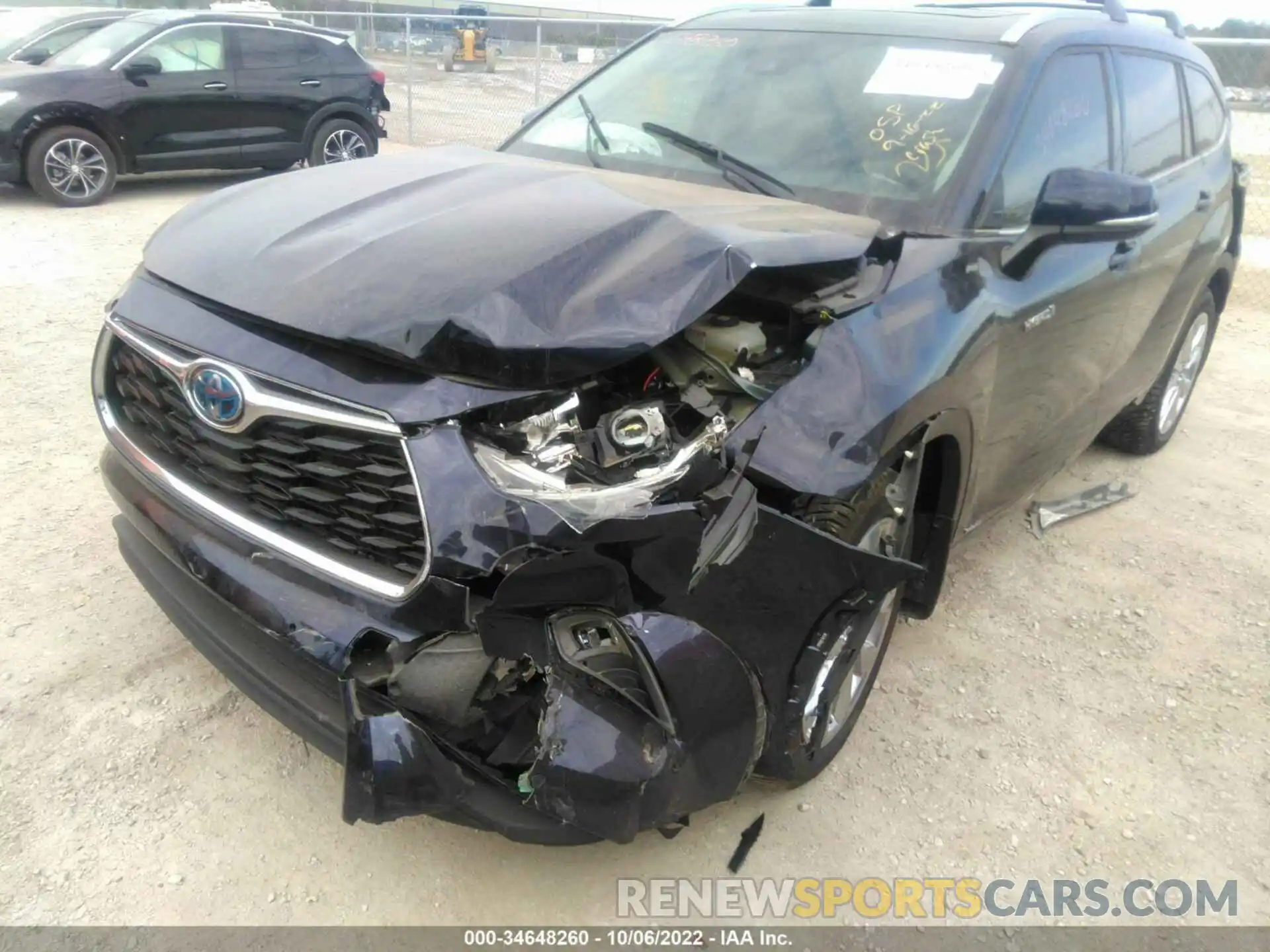 6 Photograph of a damaged car 5TDDBRCH7MS532270 TOYOTA HIGHLANDER 2021