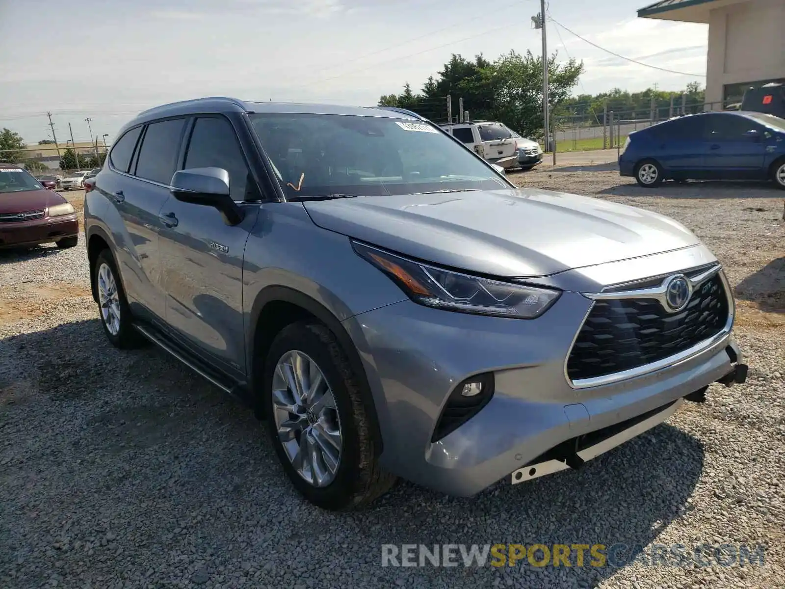 1 Photograph of a damaged car 5TDDBRCH8MS025118 TOYOTA HIGHLANDER 2021