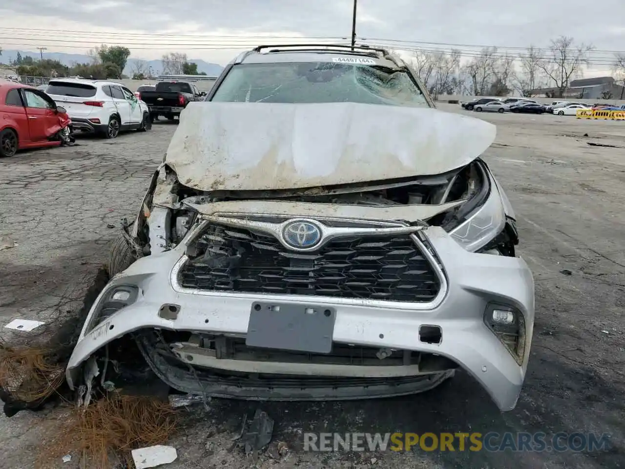 5 Photograph of a damaged car 5TDDBRCH9MS022762 TOYOTA HIGHLANDER 2021