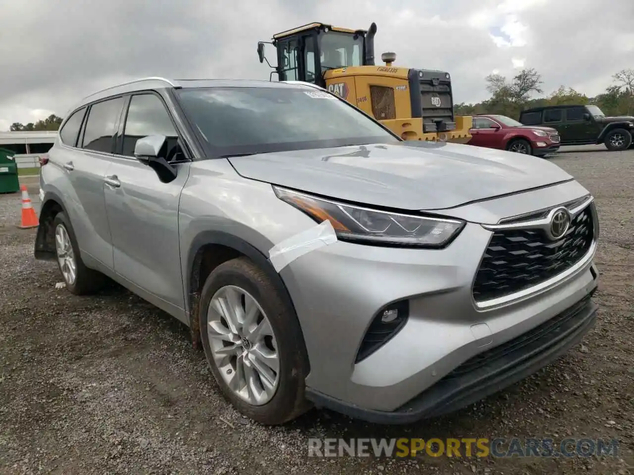 1 Photograph of a damaged car 5TDDZRBH1MS157439 TOYOTA HIGHLANDER 2021