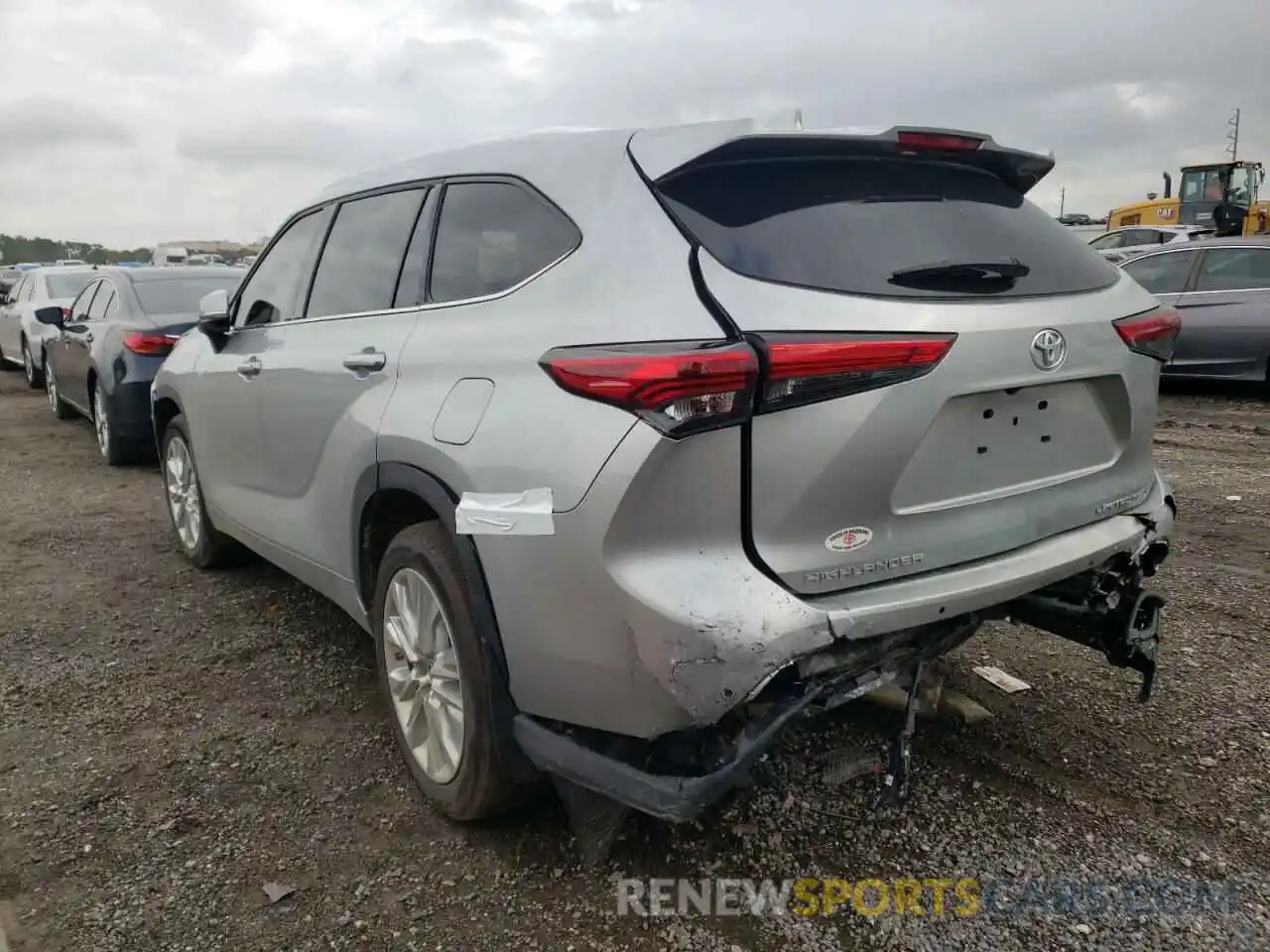 3 Photograph of a damaged car 5TDDZRBH1MS157439 TOYOTA HIGHLANDER 2021