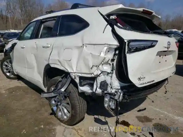 3 Photograph of a damaged car 5TDDZRBH1MS529569 TOYOTA HIGHLANDER 2021