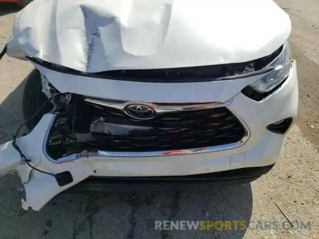 7 Photograph of a damaged car 5TDDZRBH1MS529569 TOYOTA HIGHLANDER 2021