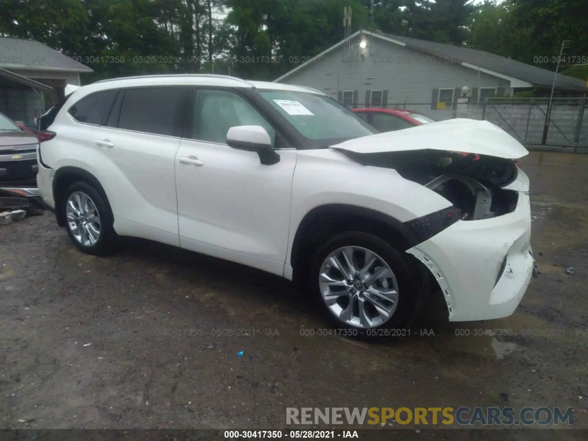 1 Photograph of a damaged car 5TDDZRBH1MS538143 TOYOTA HIGHLANDER 2021