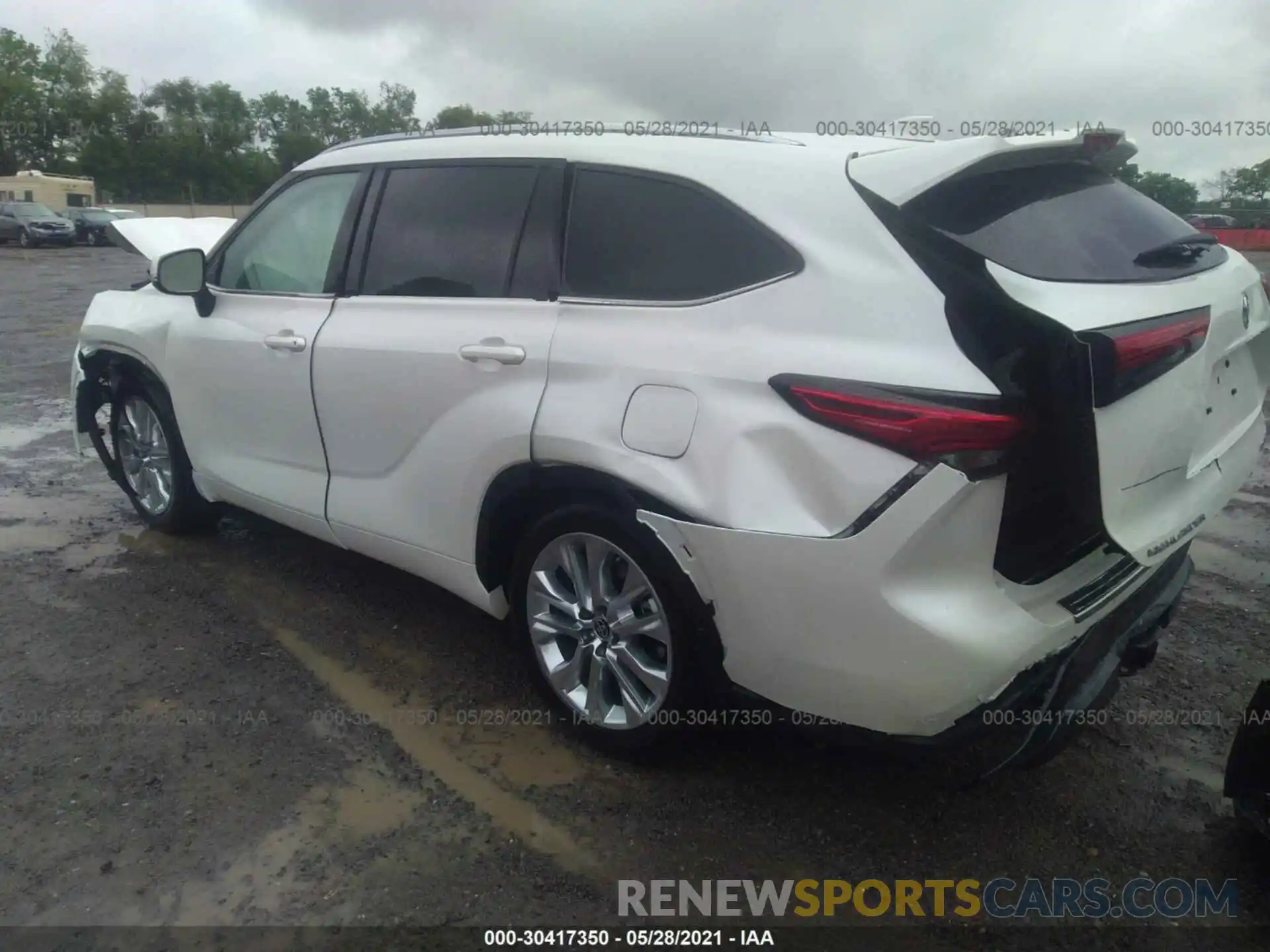 3 Photograph of a damaged car 5TDDZRBH1MS538143 TOYOTA HIGHLANDER 2021