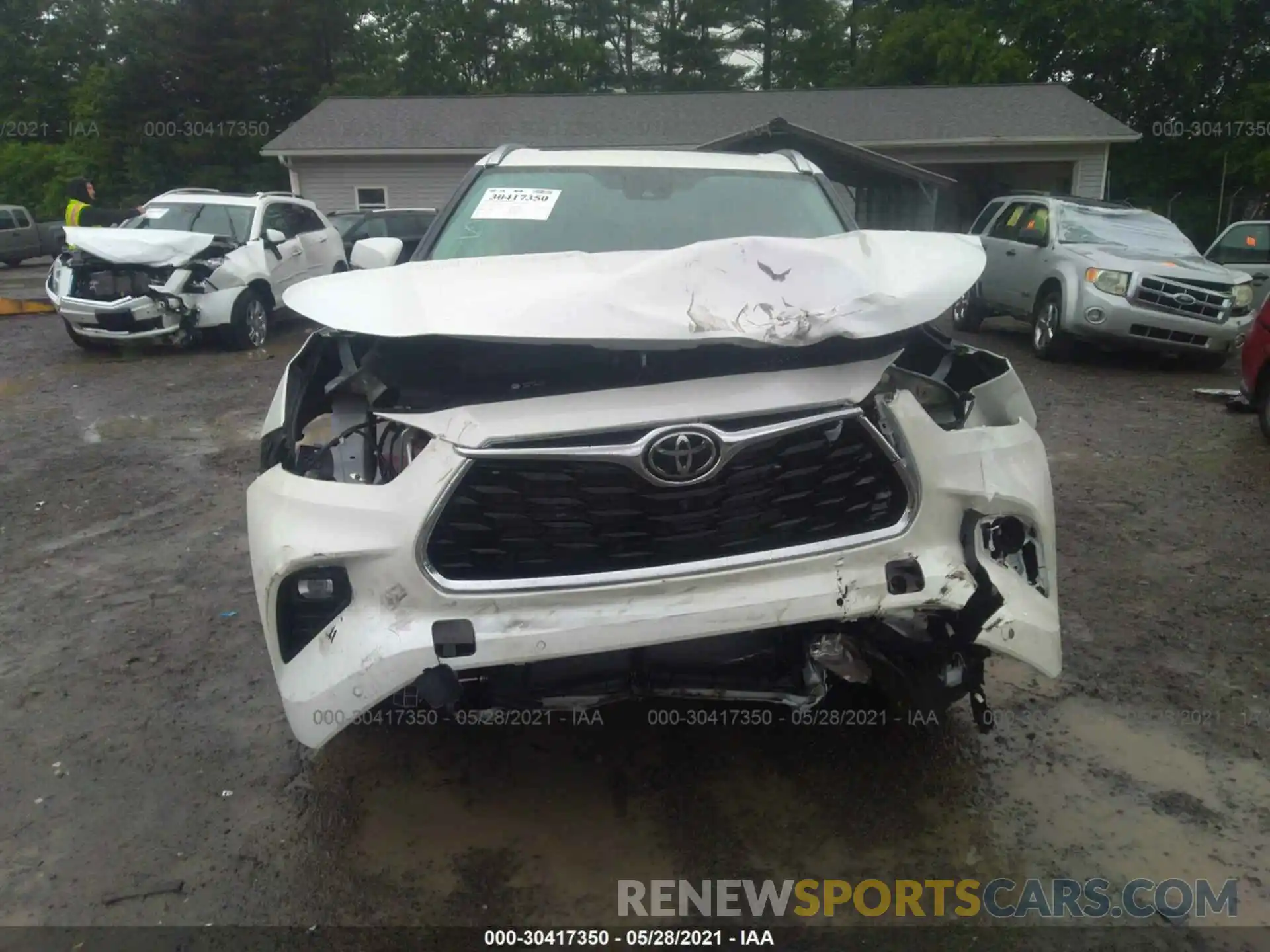 6 Photograph of a damaged car 5TDDZRBH1MS538143 TOYOTA HIGHLANDER 2021