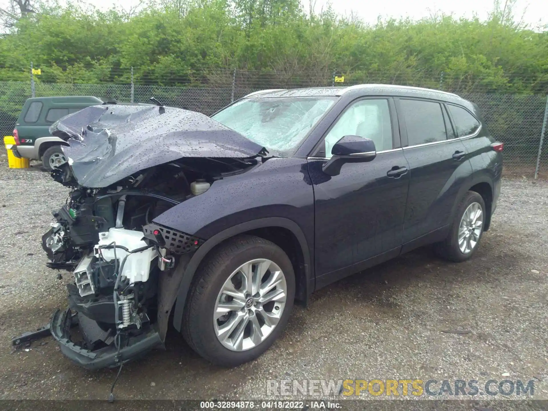 2 Photograph of a damaged car 5TDDZRBH2MS118049 TOYOTA HIGHLANDER 2021