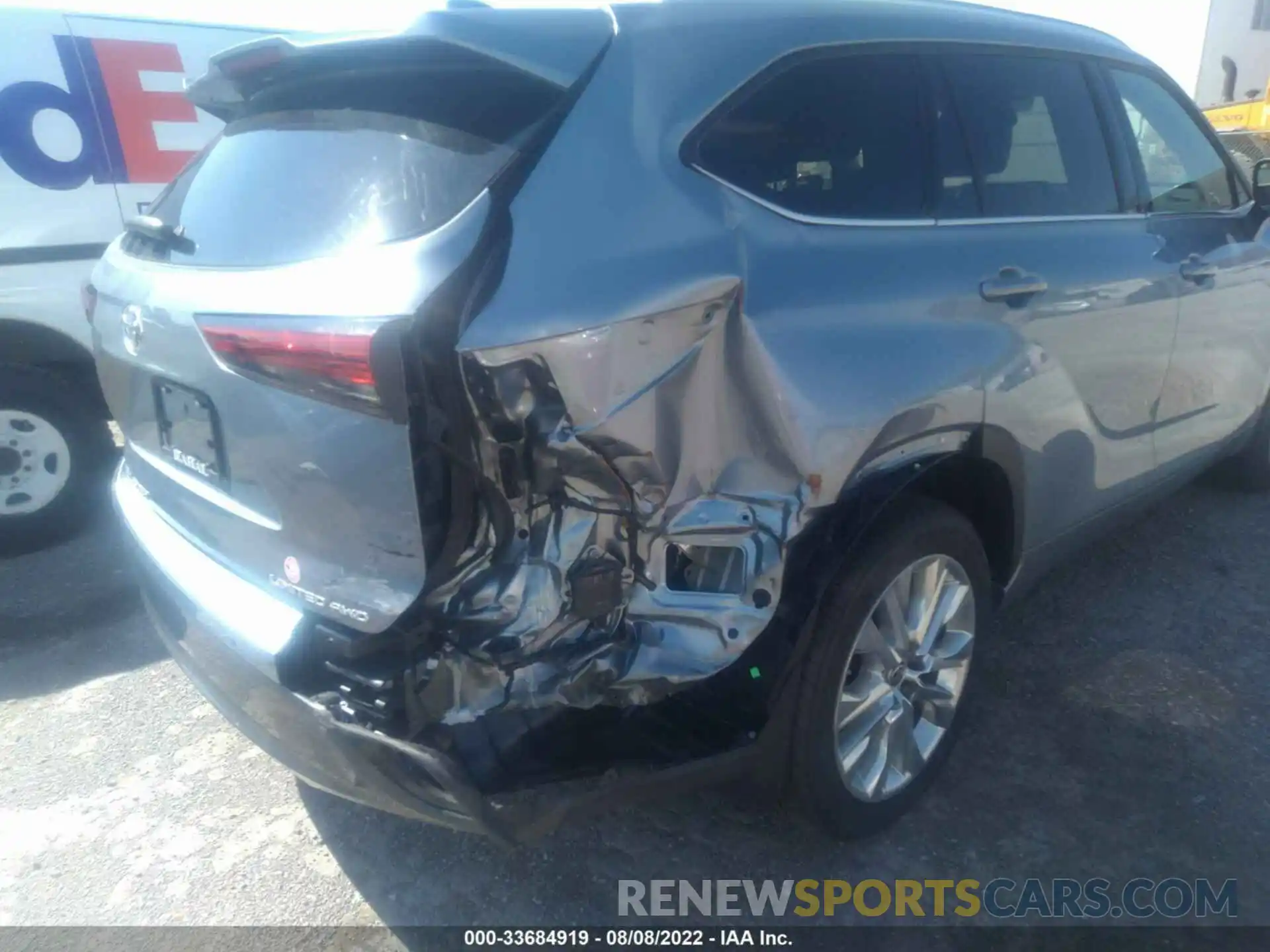 6 Photograph of a damaged car 5TDDZRBH2MS142089 TOYOTA HIGHLANDER 2021