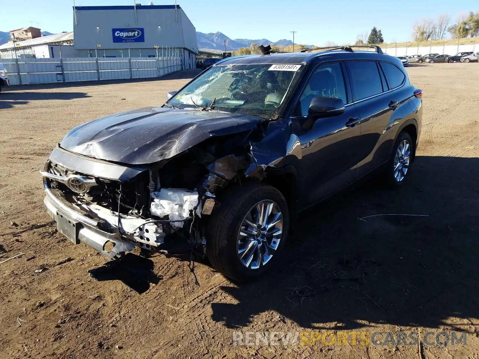 2 Photograph of a damaged car 5TDDZRBH2MS535042 TOYOTA HIGHLANDER 2021